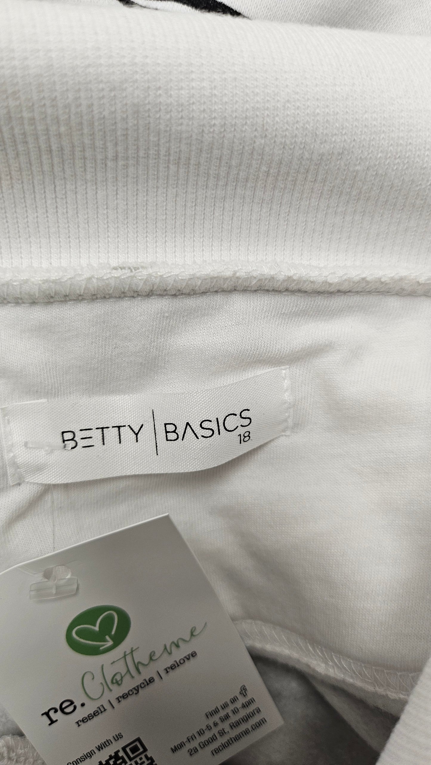 Betty Basics Stripe Zip Sweat Top (18)