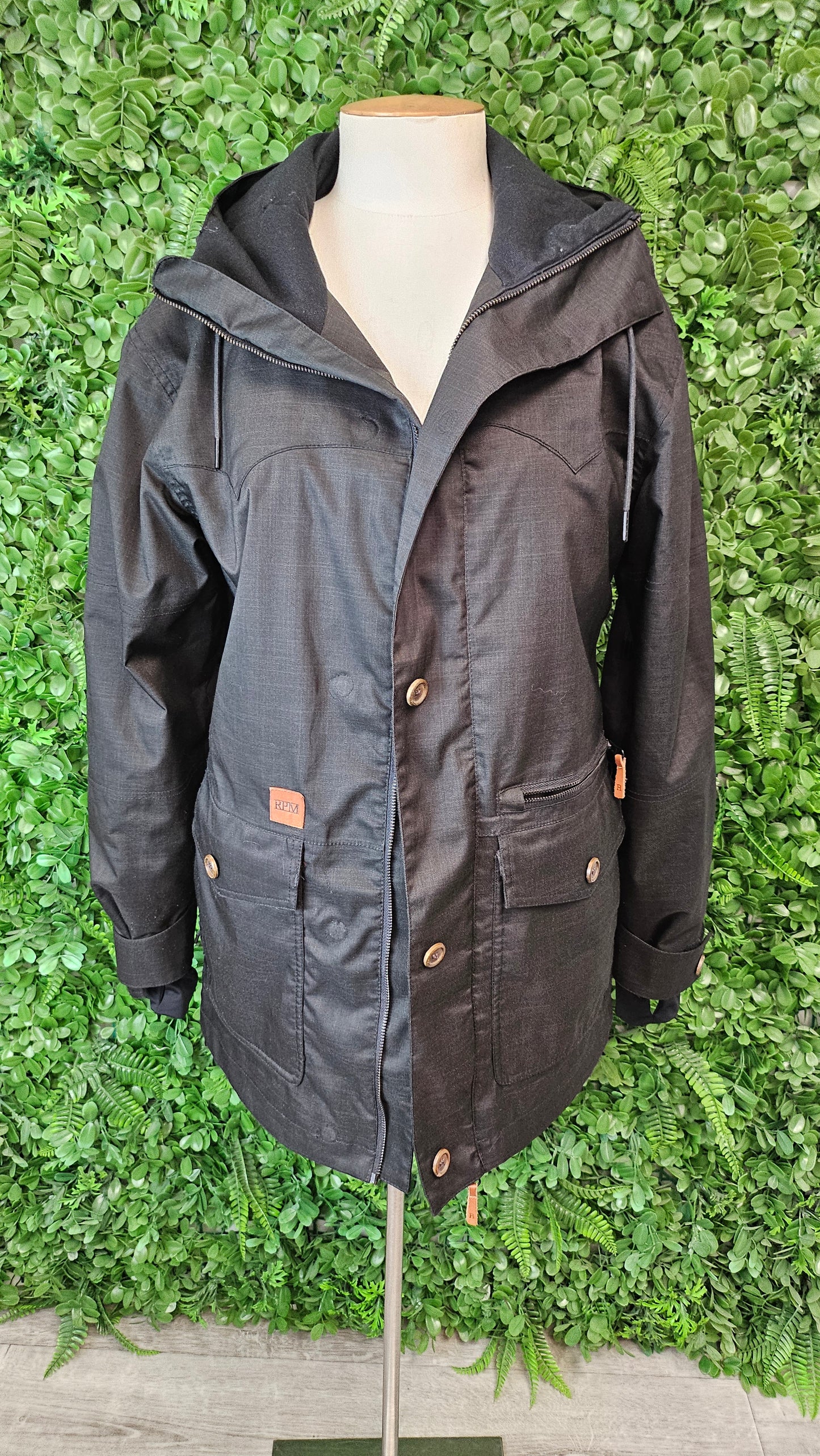 RPM Black Parka Jacket (10)