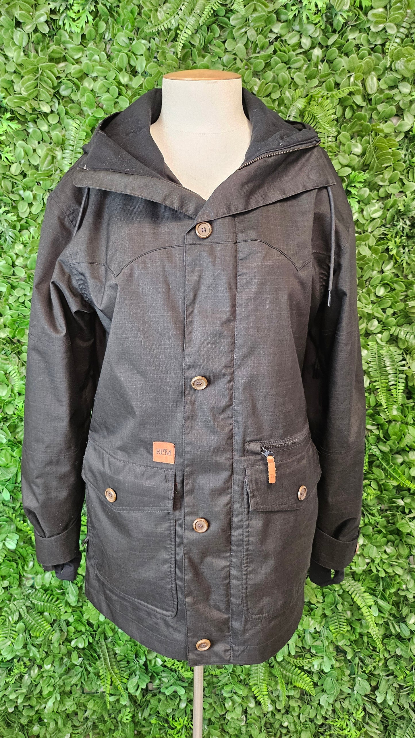 RPM Black Parka Jacket (10)