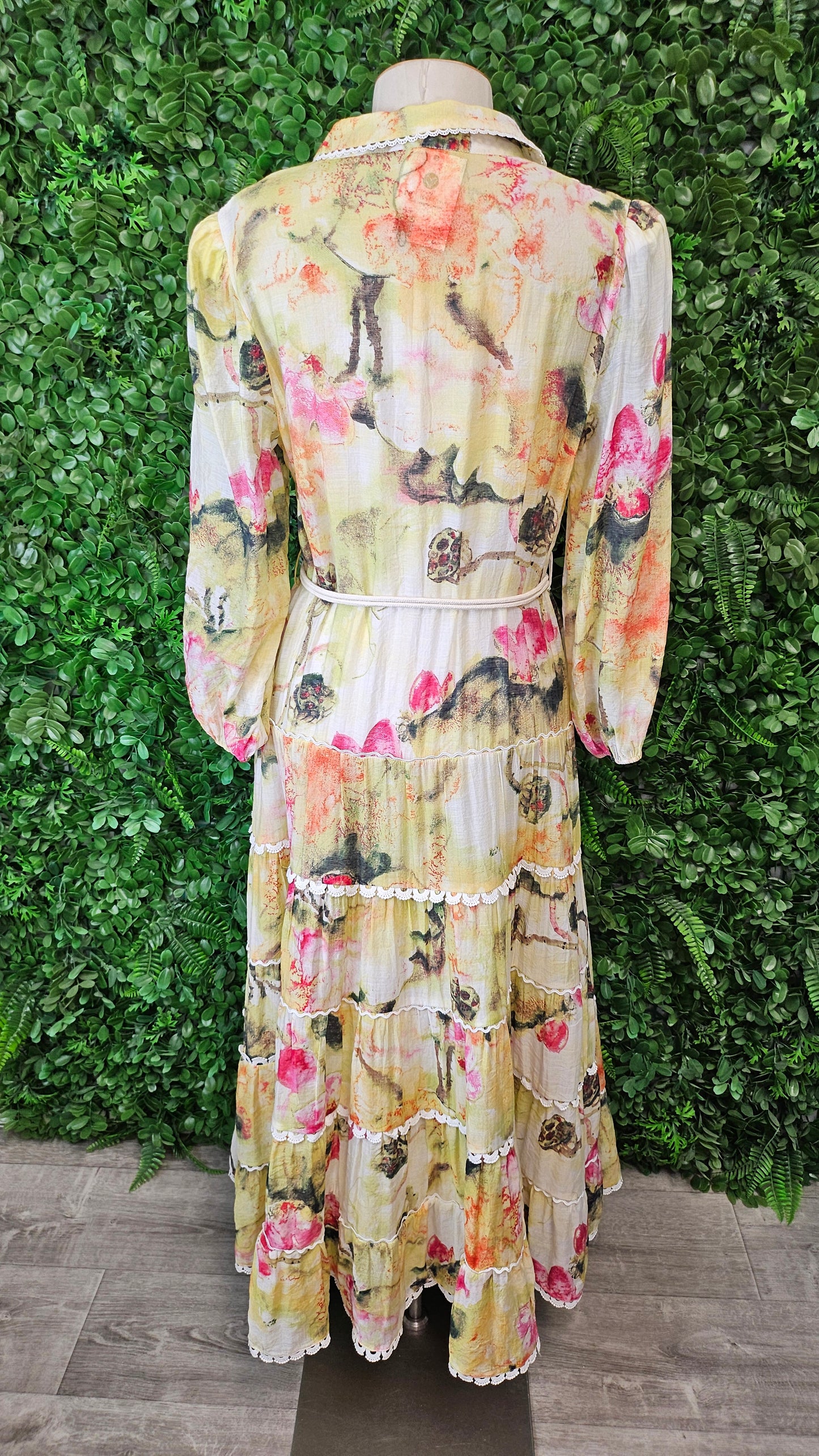 Analia Floral Lace Trim Maxi Dress (8)