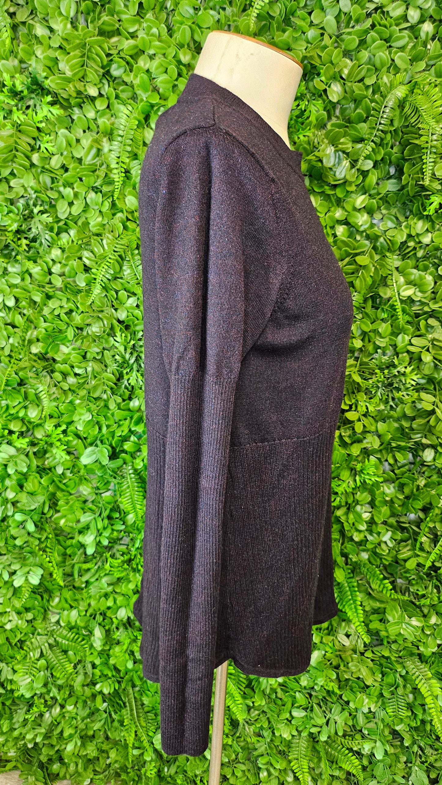 Cable Melbourne Aubergine Merino Knit (12)