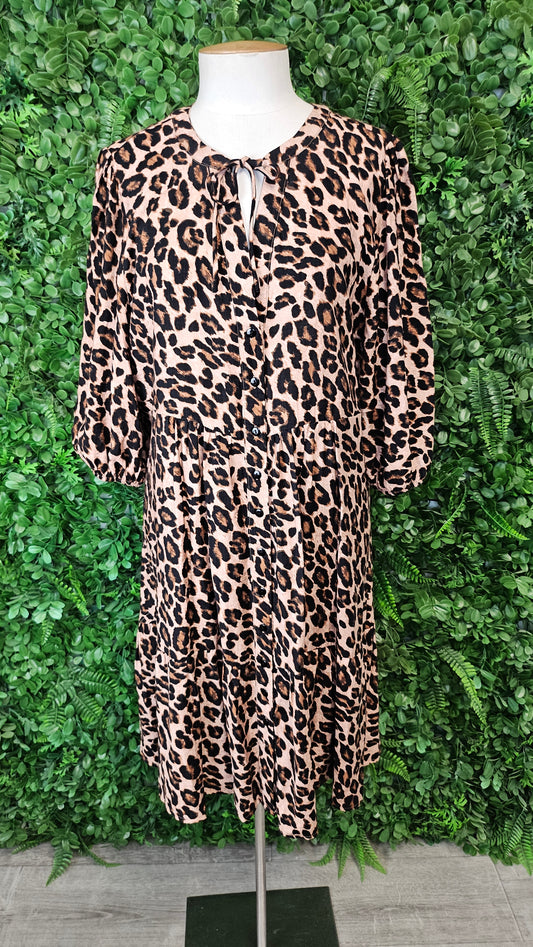 Shine On Animal Print Dress (16)