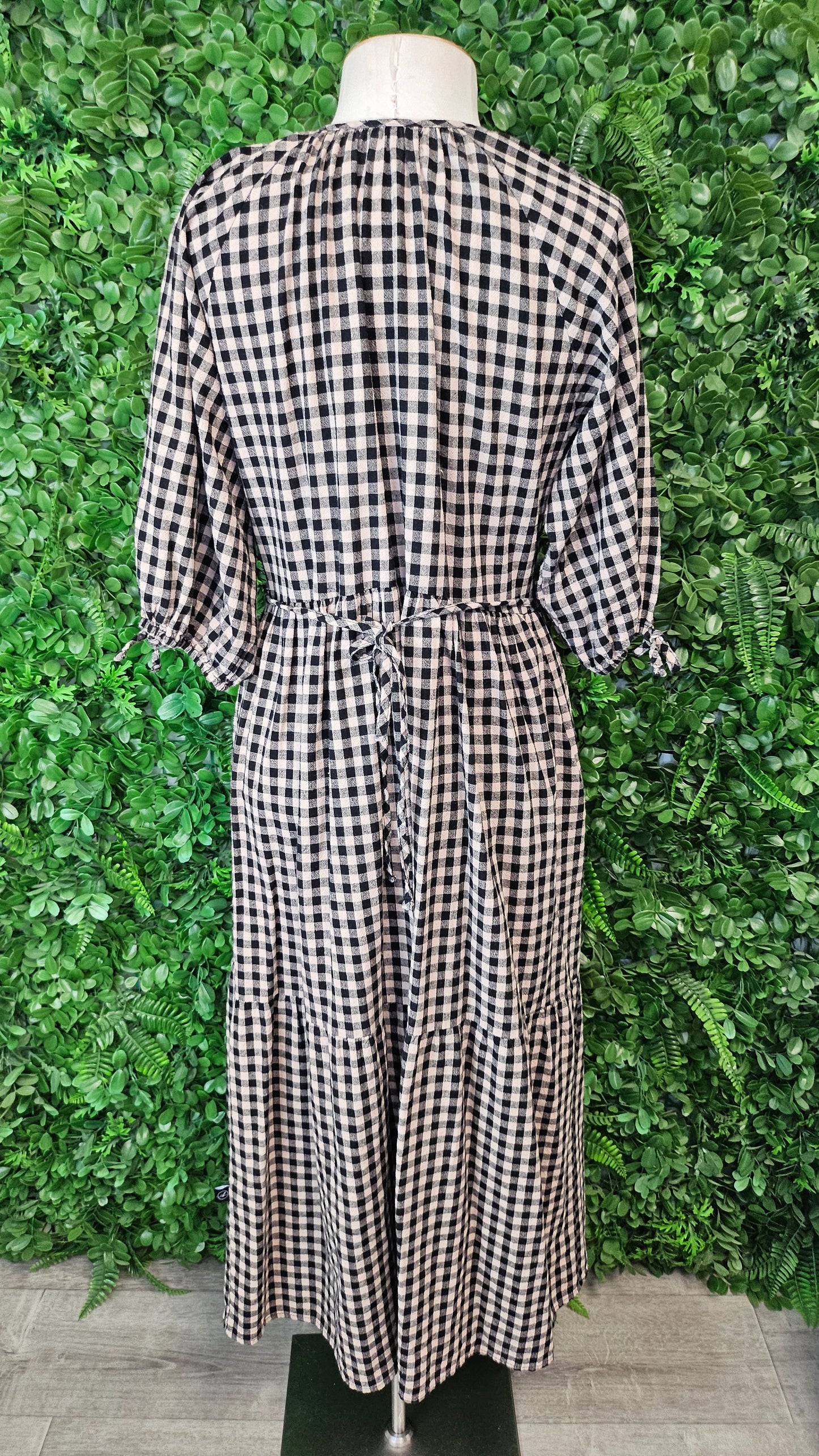 Addison Gingham Wrap Dress (12)