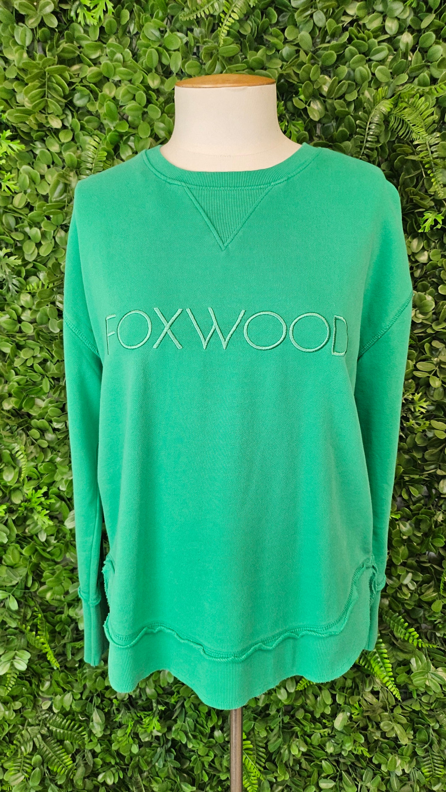Foxwood Crew Green Logo Sweat (6-8)