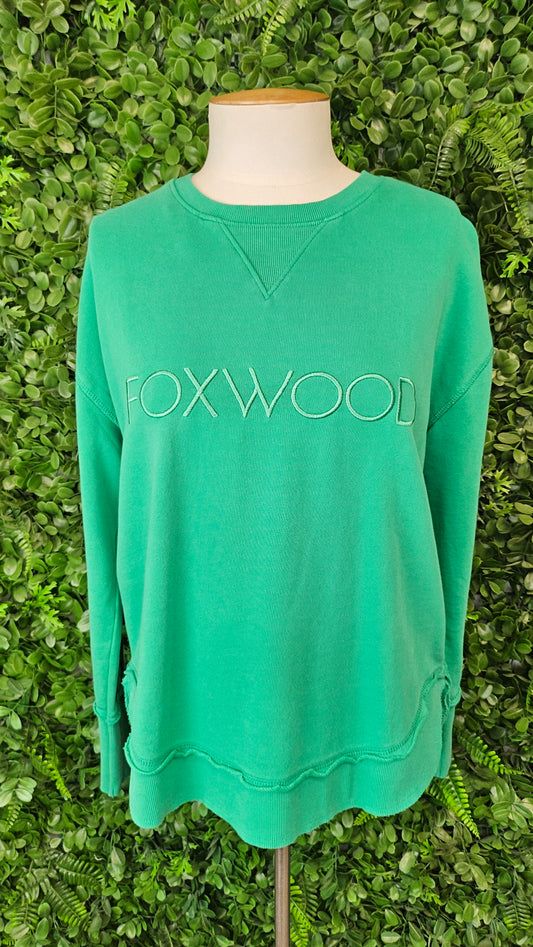 Foxwood Crew Green Logo Sweat (6-8)