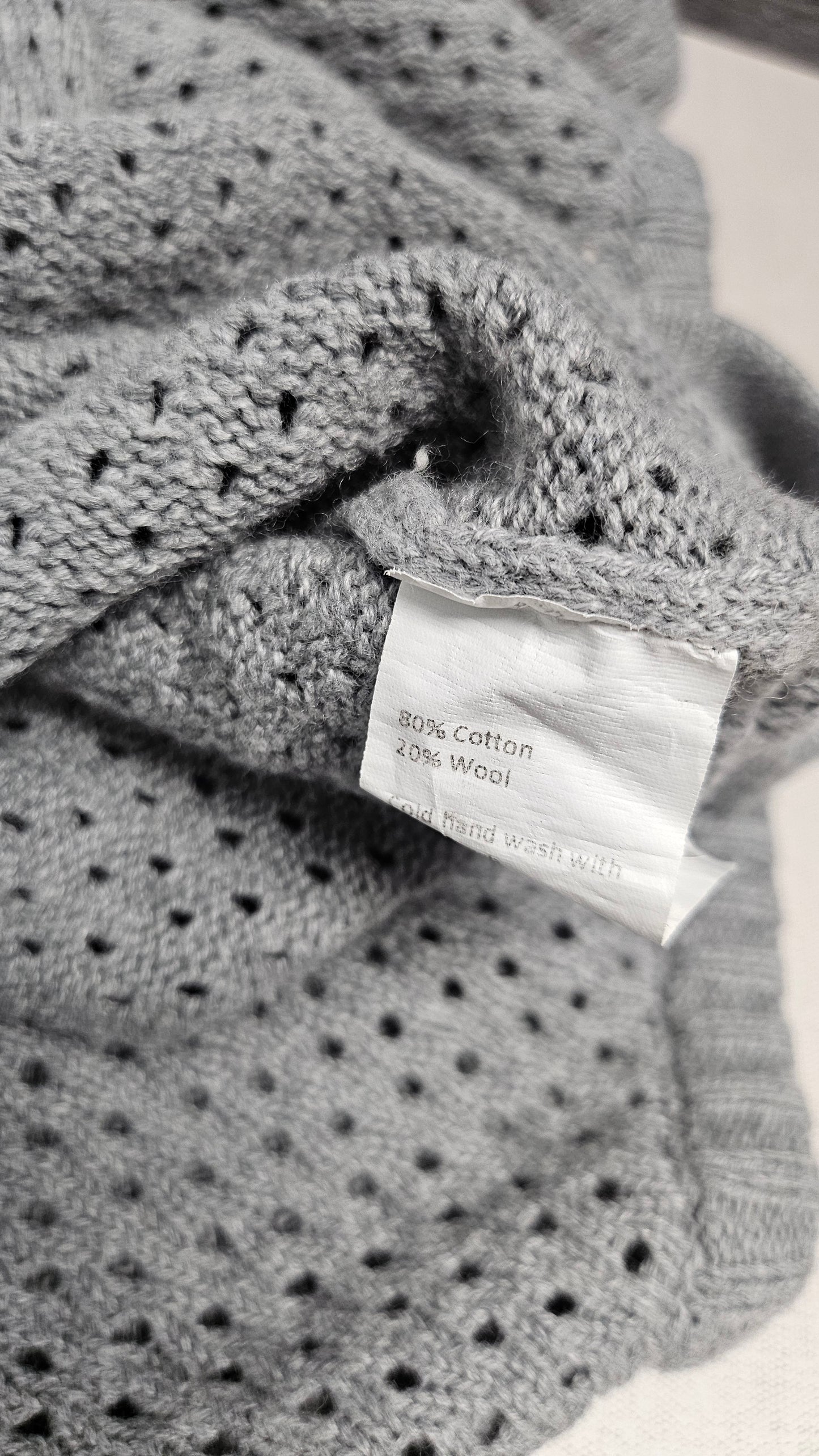 Lordship Grey Wool Blend Knit (10-12)