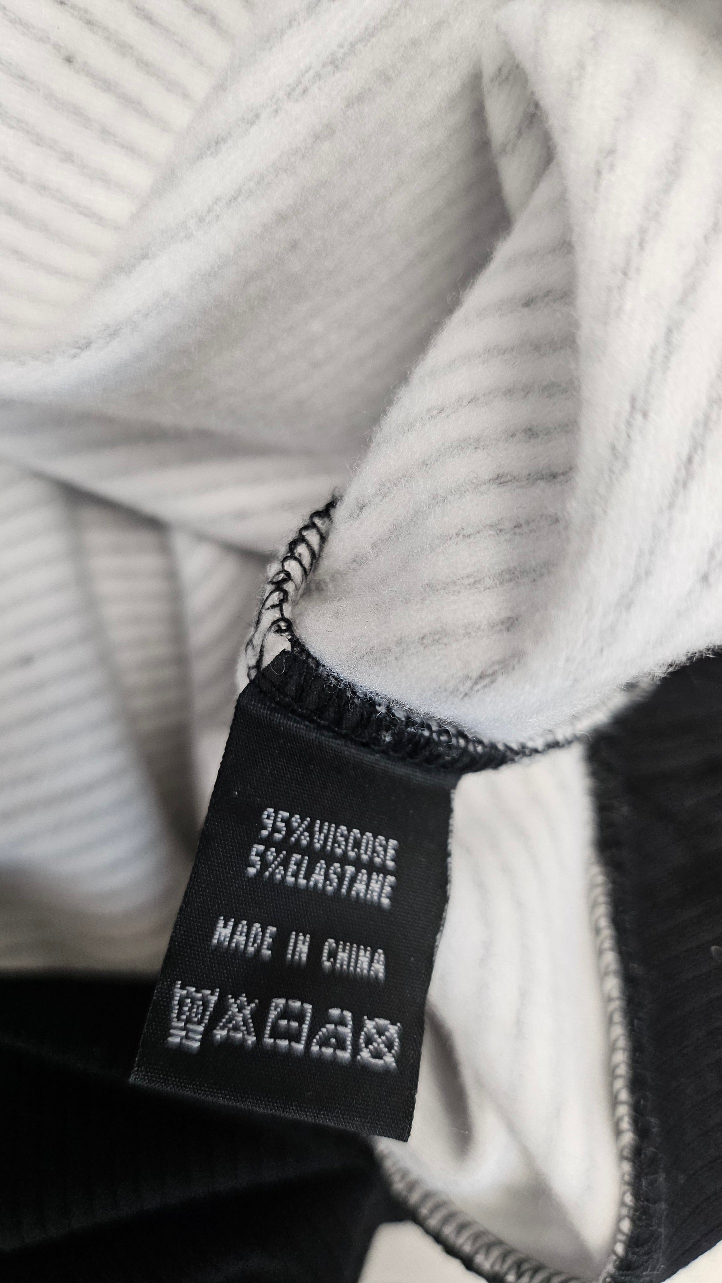 Foil Black/White Stripe Zip Up (12)
