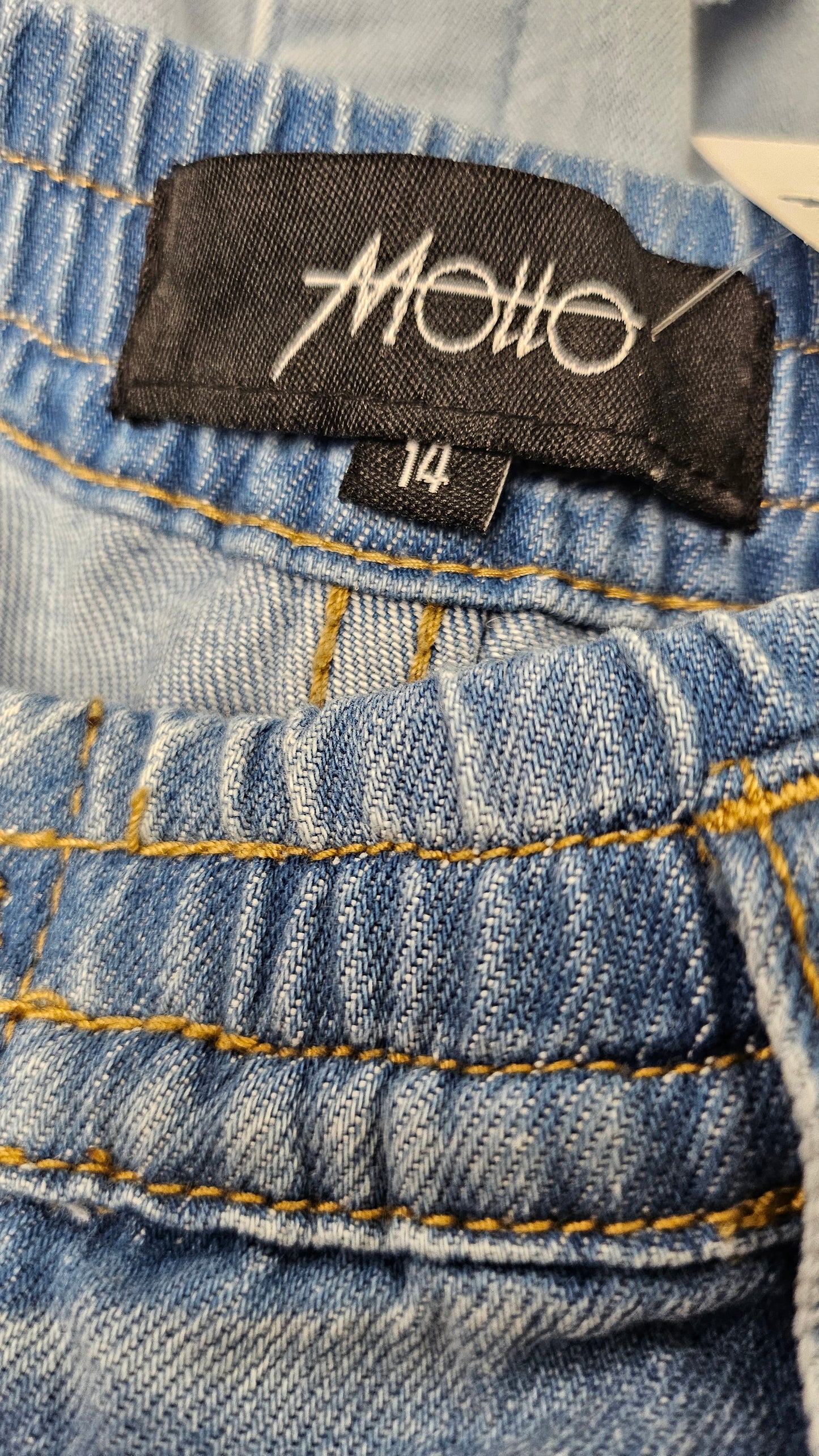 Motto Light Blue Barrel Jeans (14)