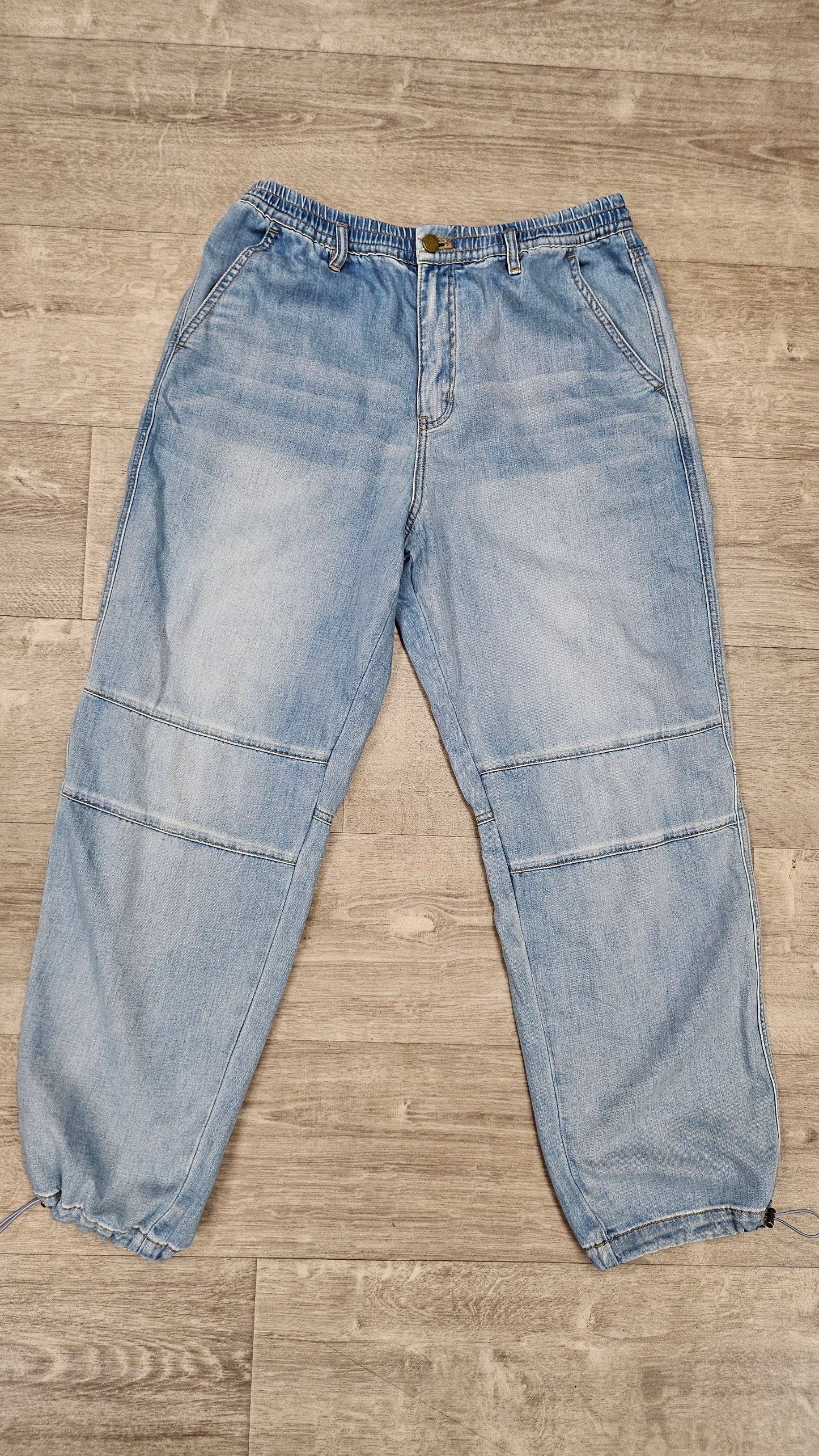 Motto Light Blue Barrel Jeans (14)