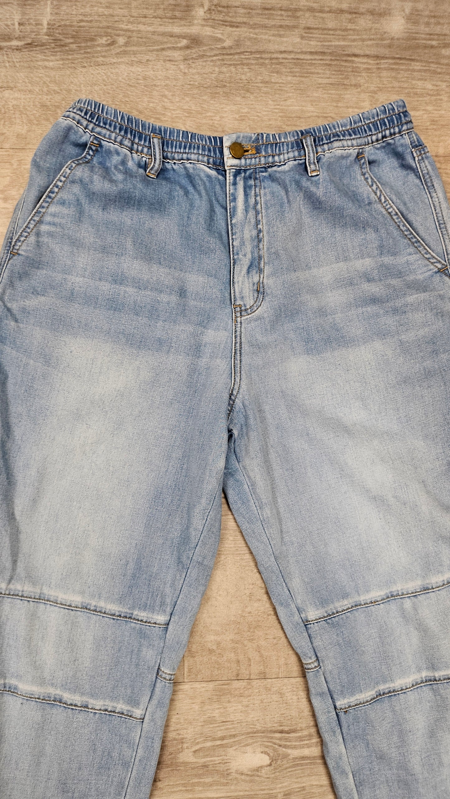 Motto Light Blue Barrel Jeans (14)