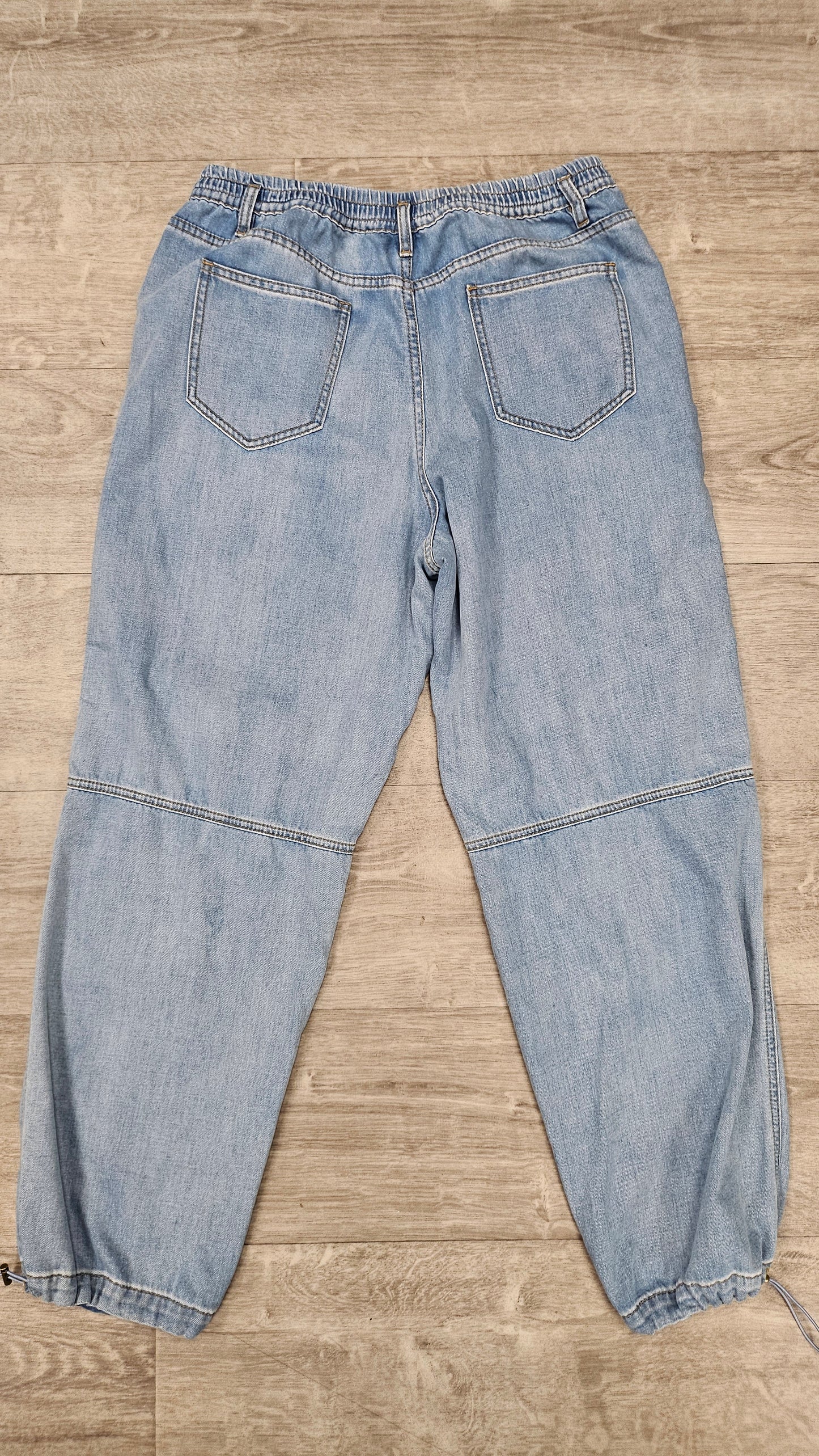 Motto Light Blue Barrel Jeans (14)