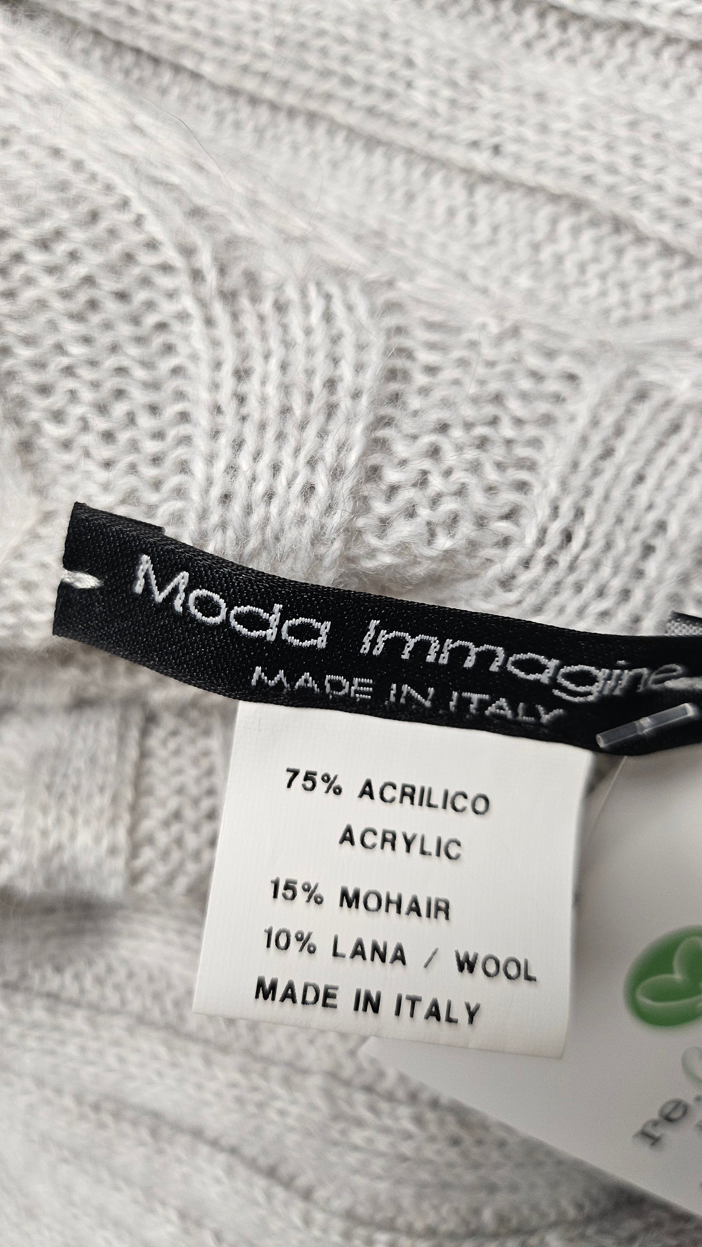 Moda Immagine Grey Mohair Poncho Cape (OSFM)