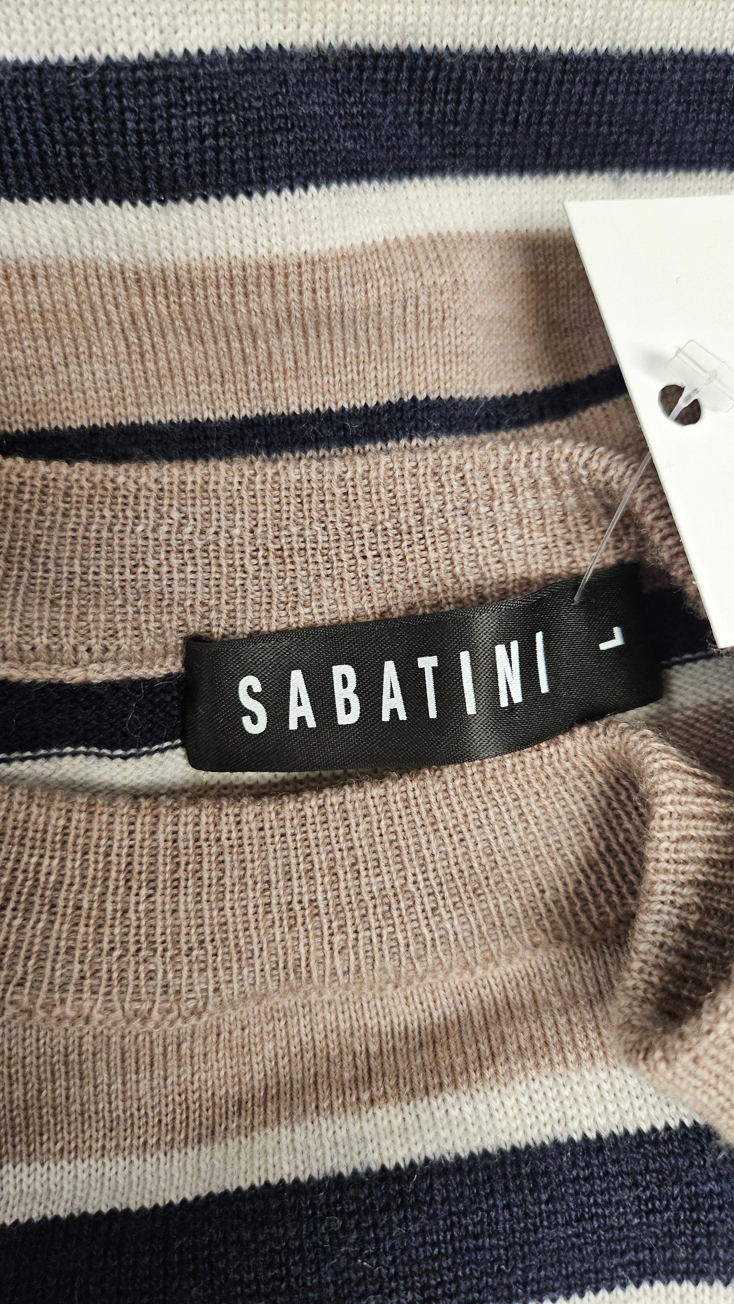 Sabatini Stripe Puff Sleeve Knit (12-14)