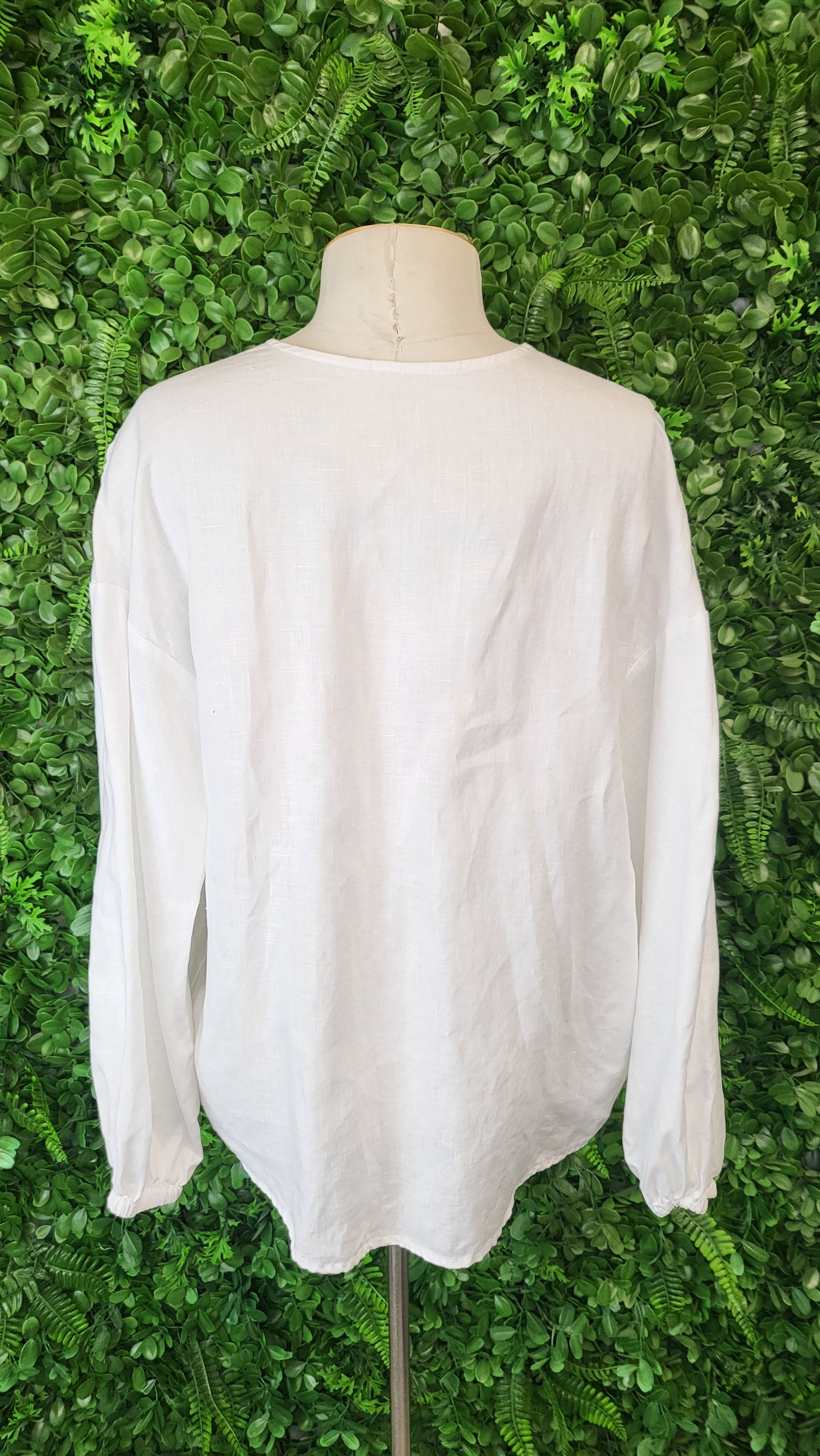 Unknown white Linen Top (12)