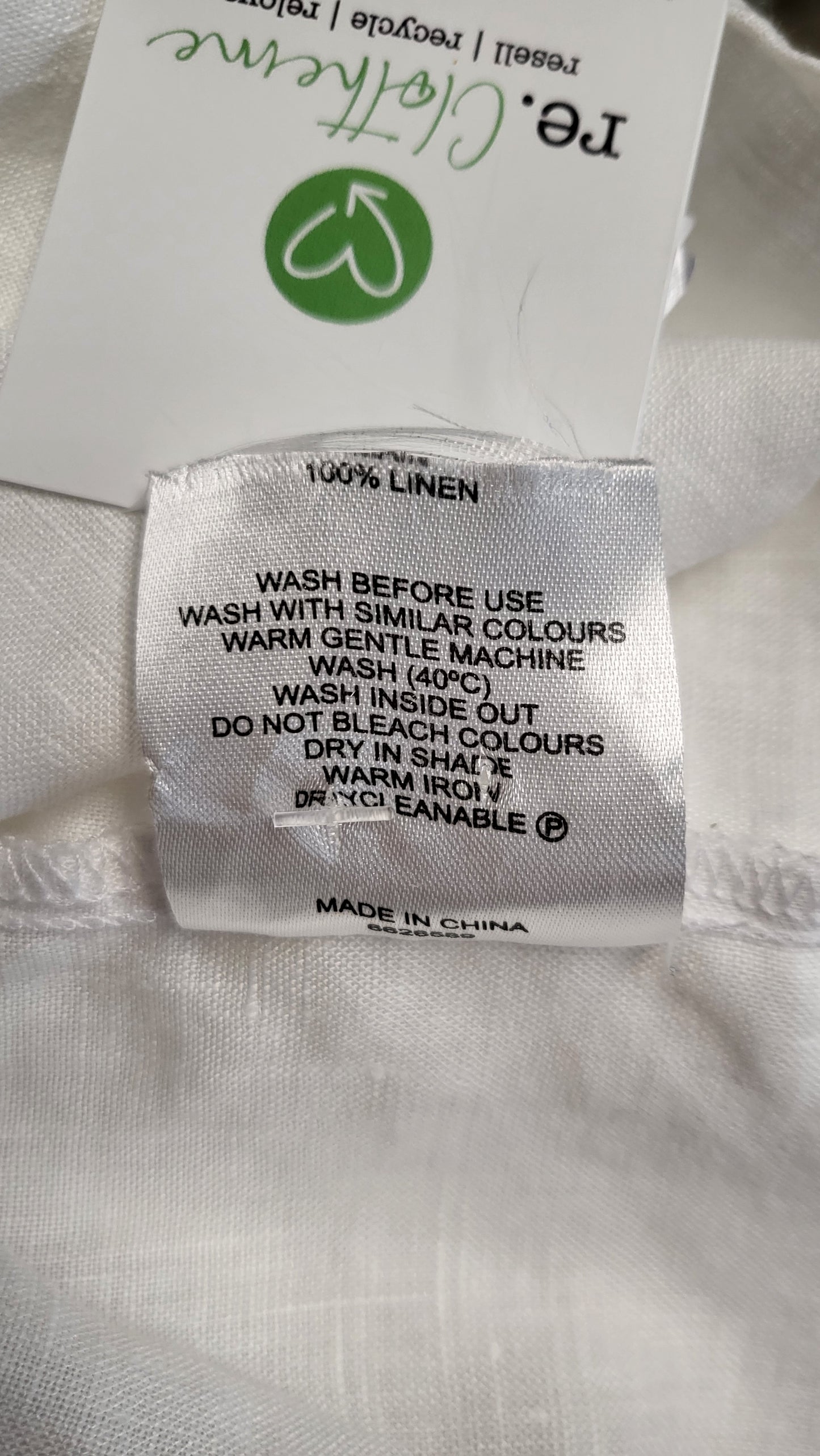 Unknown white Linen Top (12)