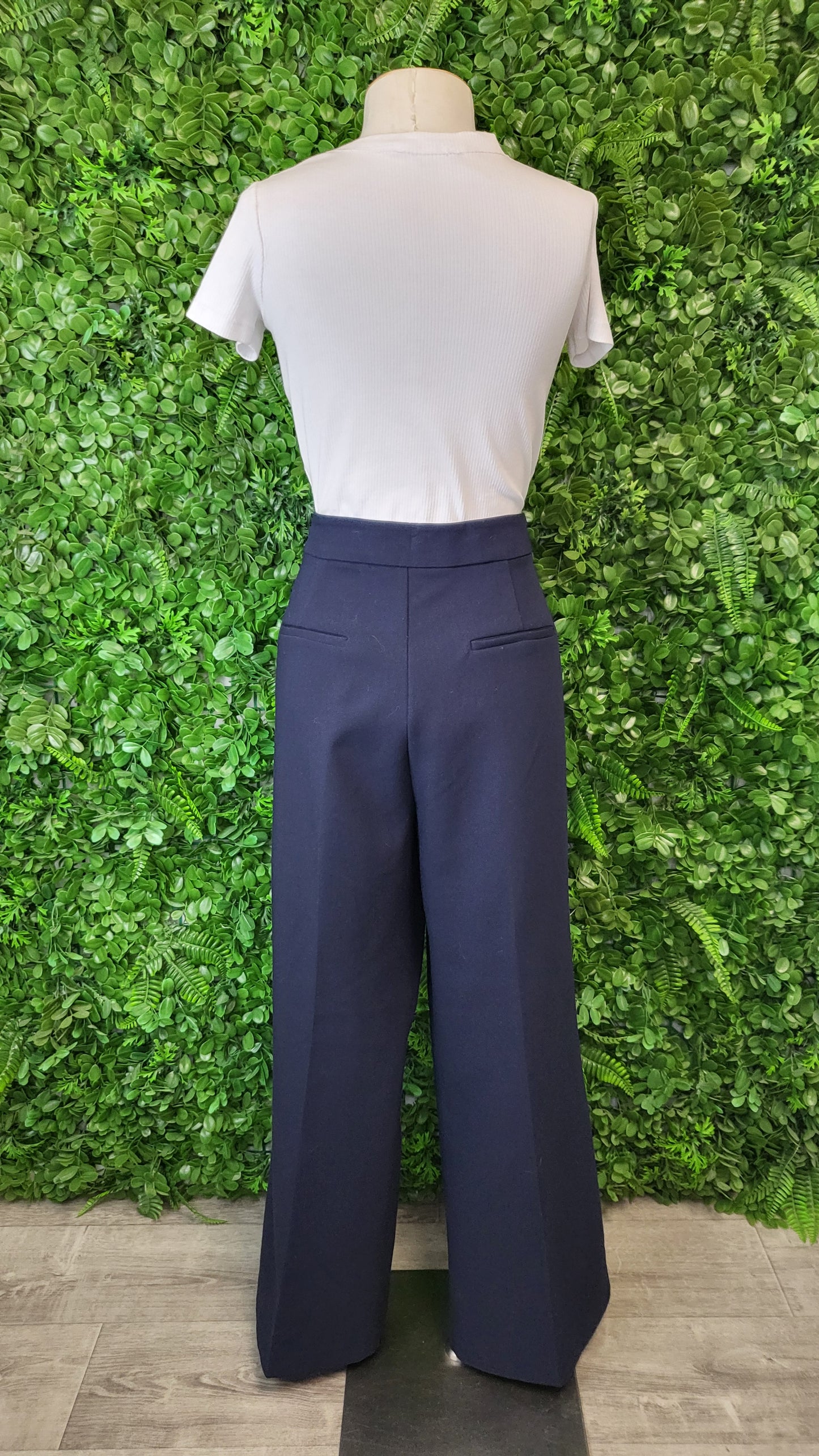 Forever New Navy Wide Leg Pant (14)