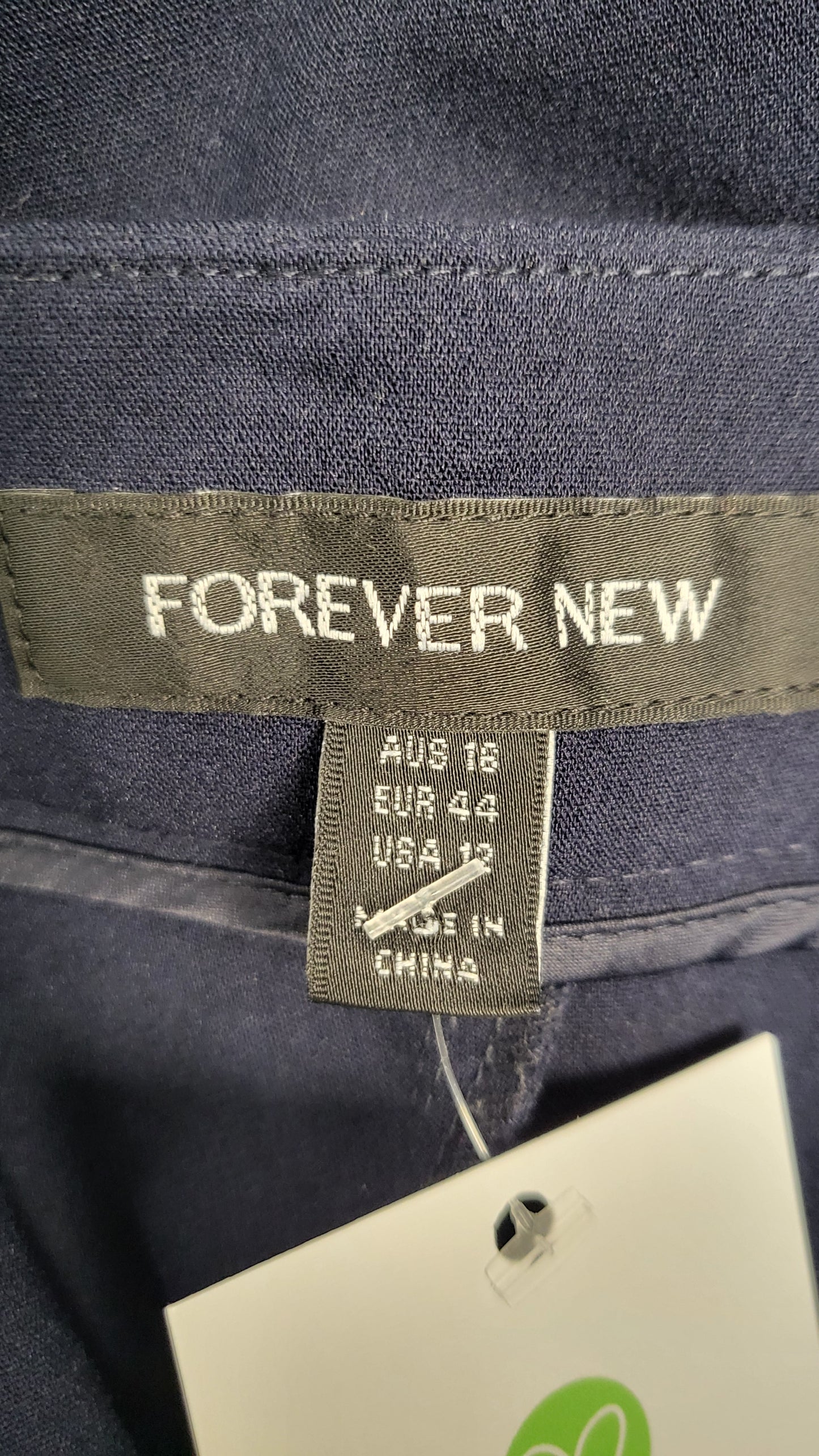 Forever New Navy Wide Leg Pant (14)