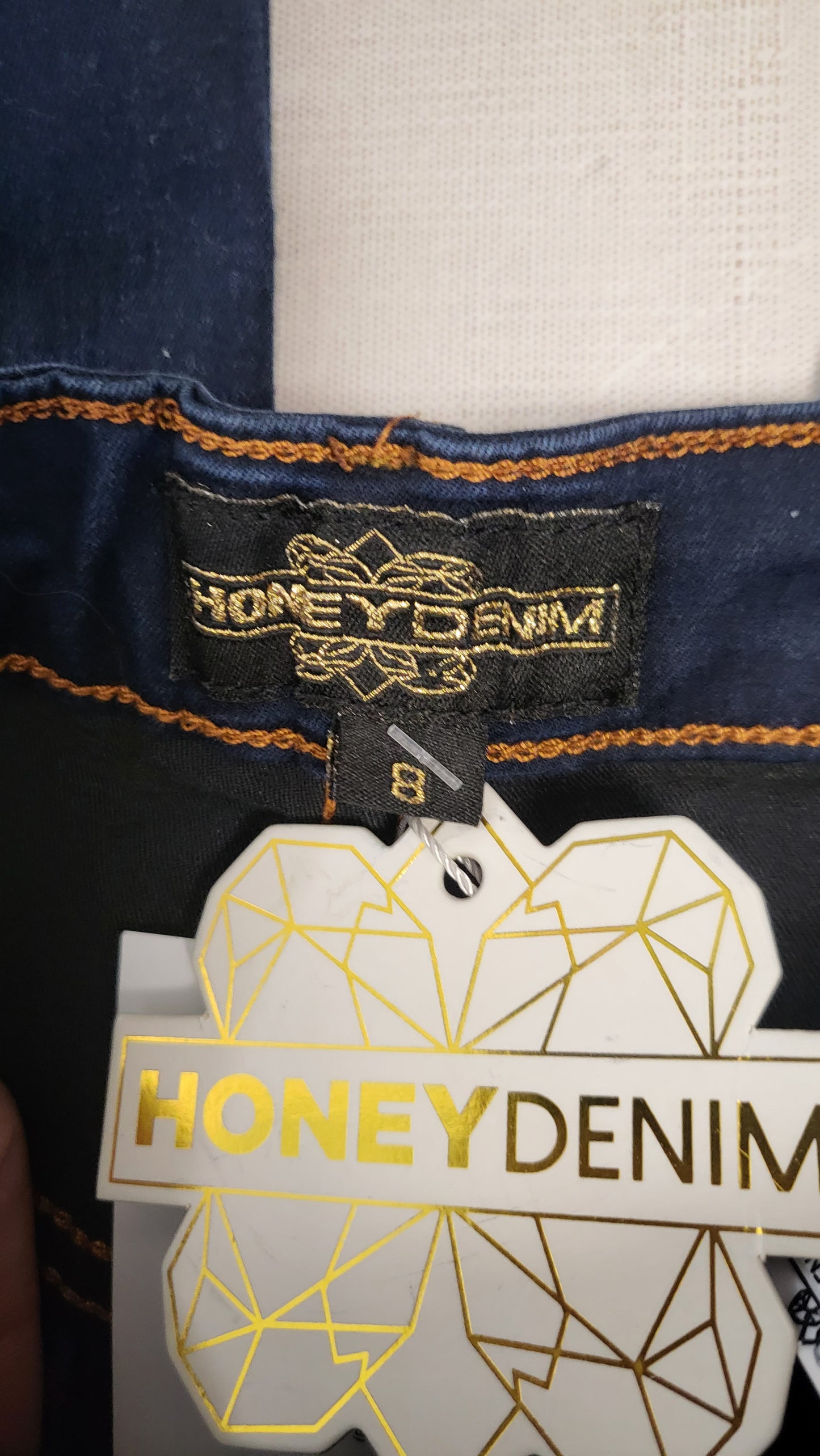 Honey Denim Ink Bowie Jean BNWT (8)