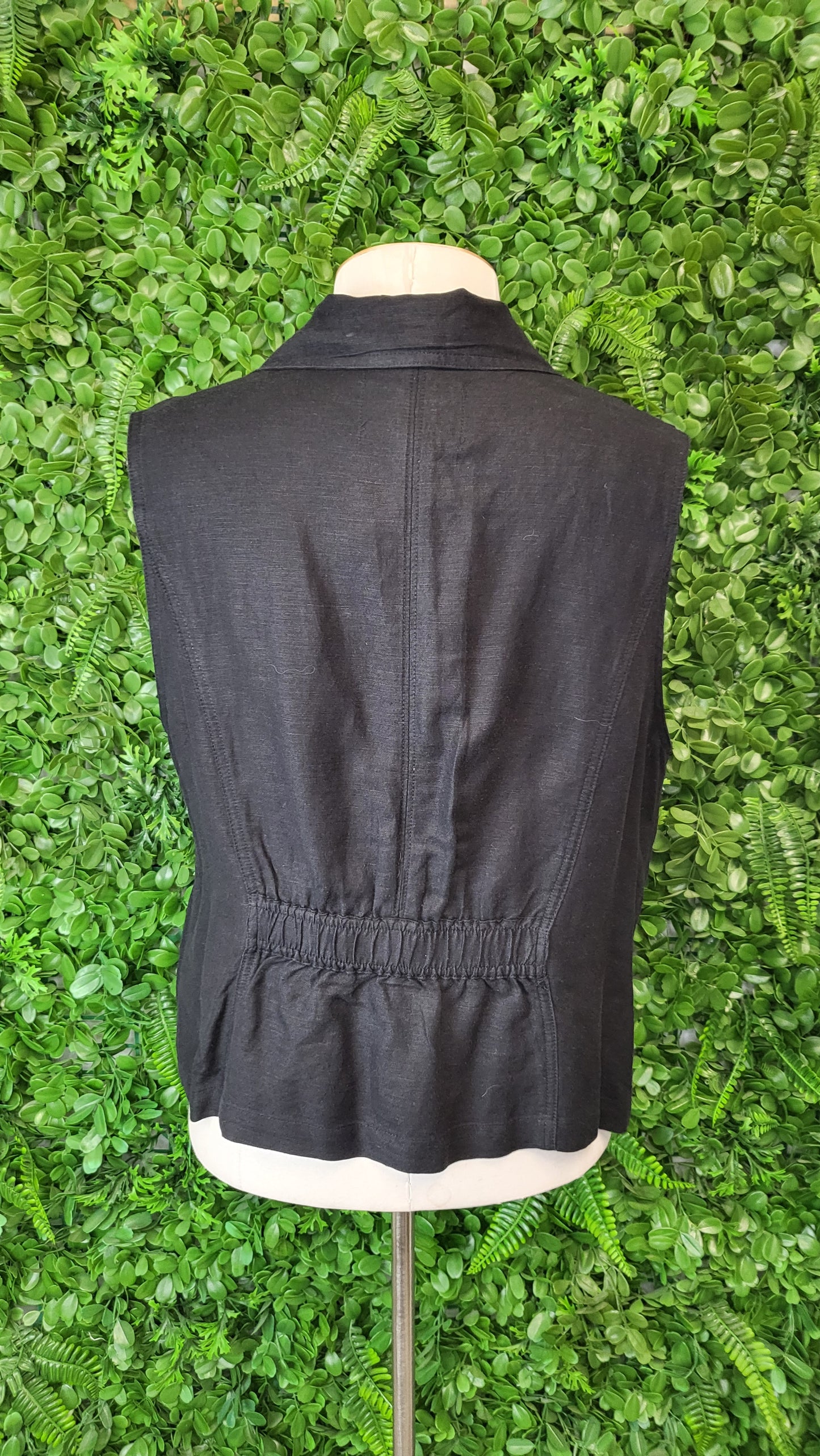 Max Black Biker Vest (12)