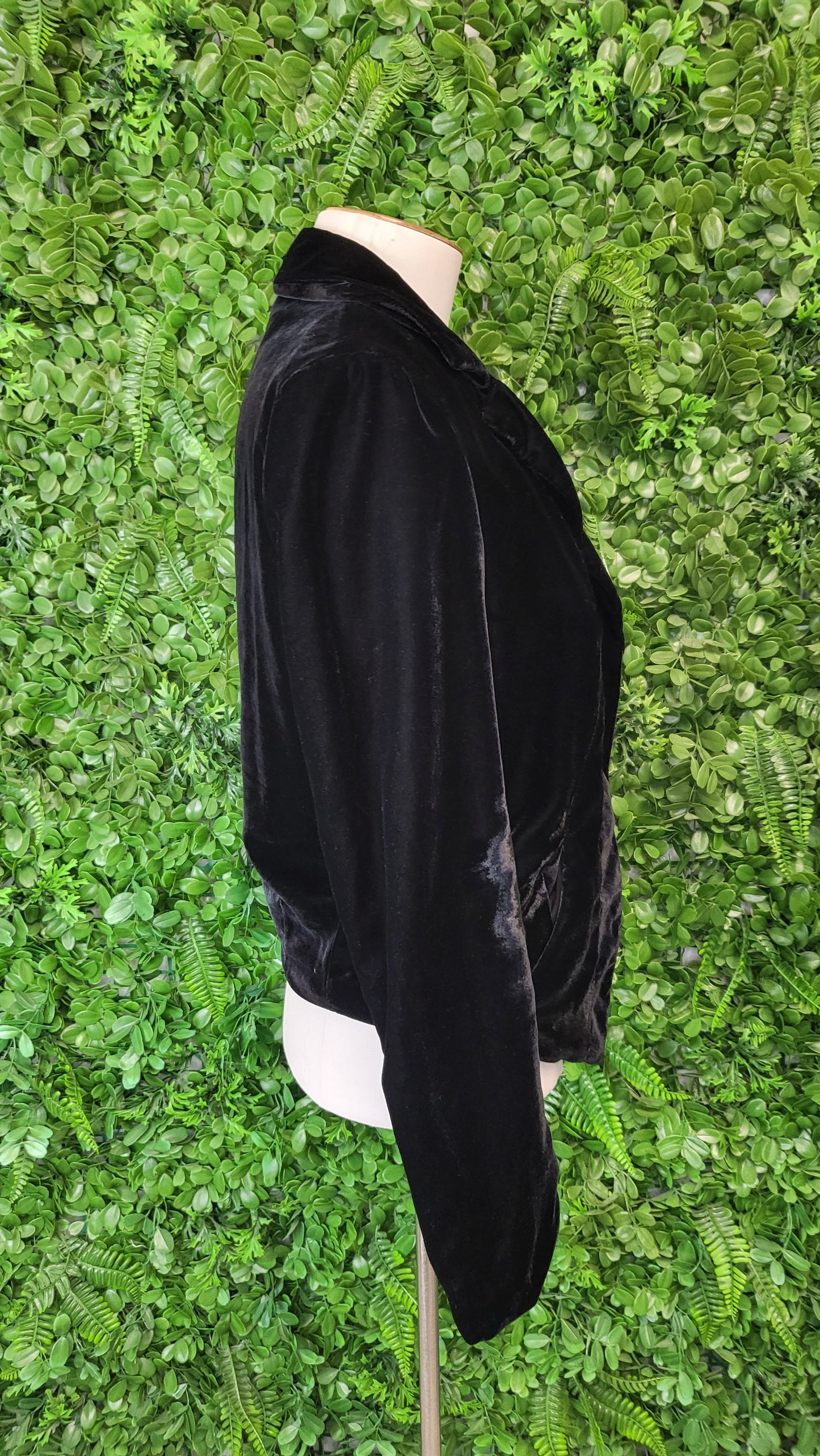 Storm Black Velour Blazer (10)