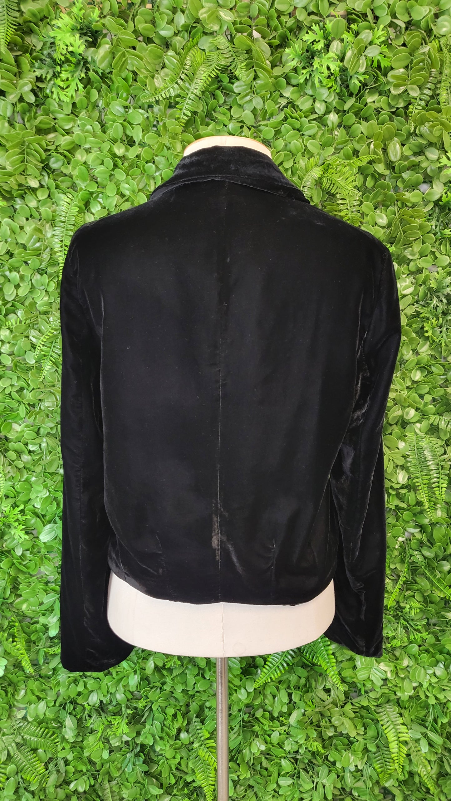 Storm Black Velour Blazer (10)