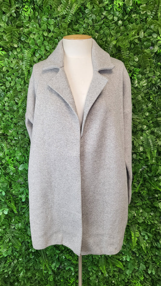 Little Lies Grey Knit Jacket (10-12)