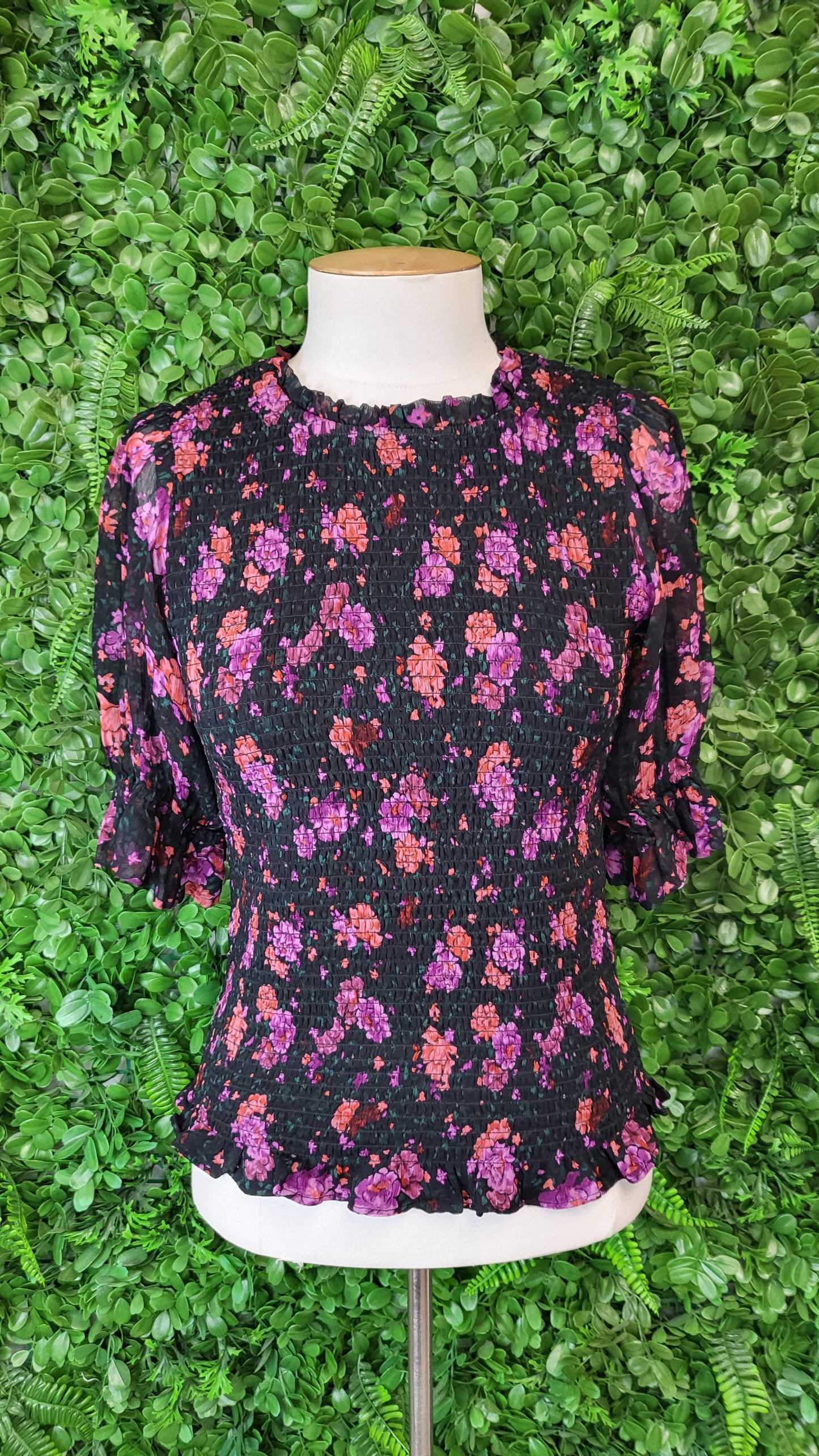 Max Floral Shirred Top (8)