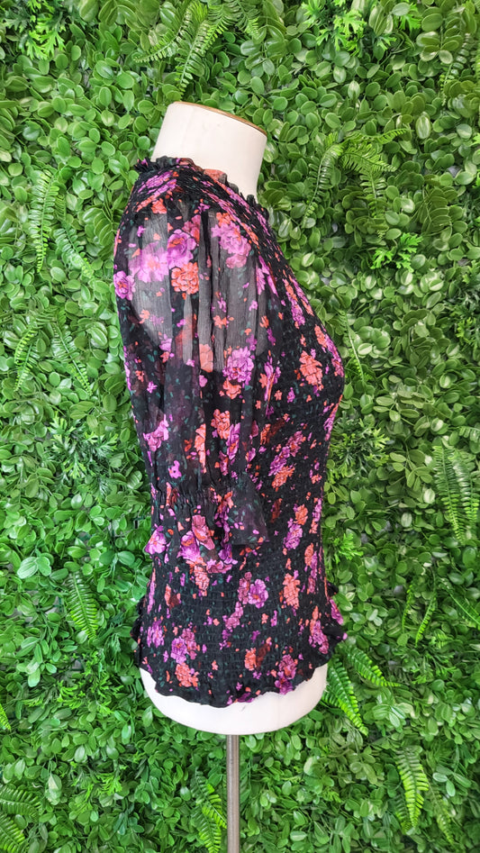 Max Floral Shirred Top (8)