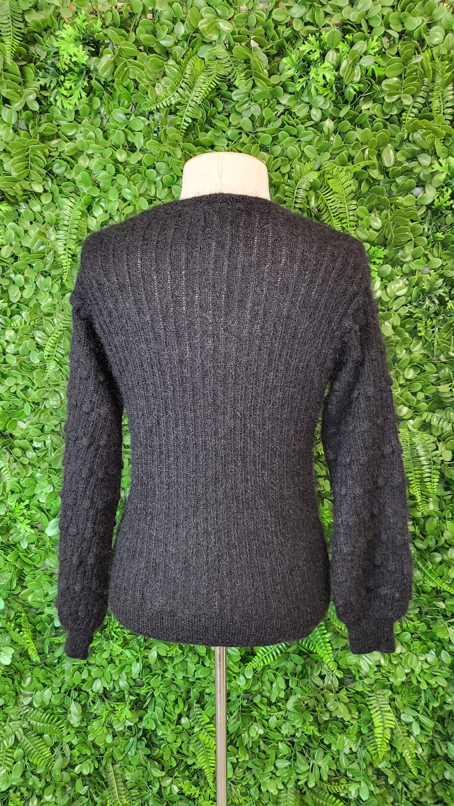 Max Black Mohair Blend Knit (10)