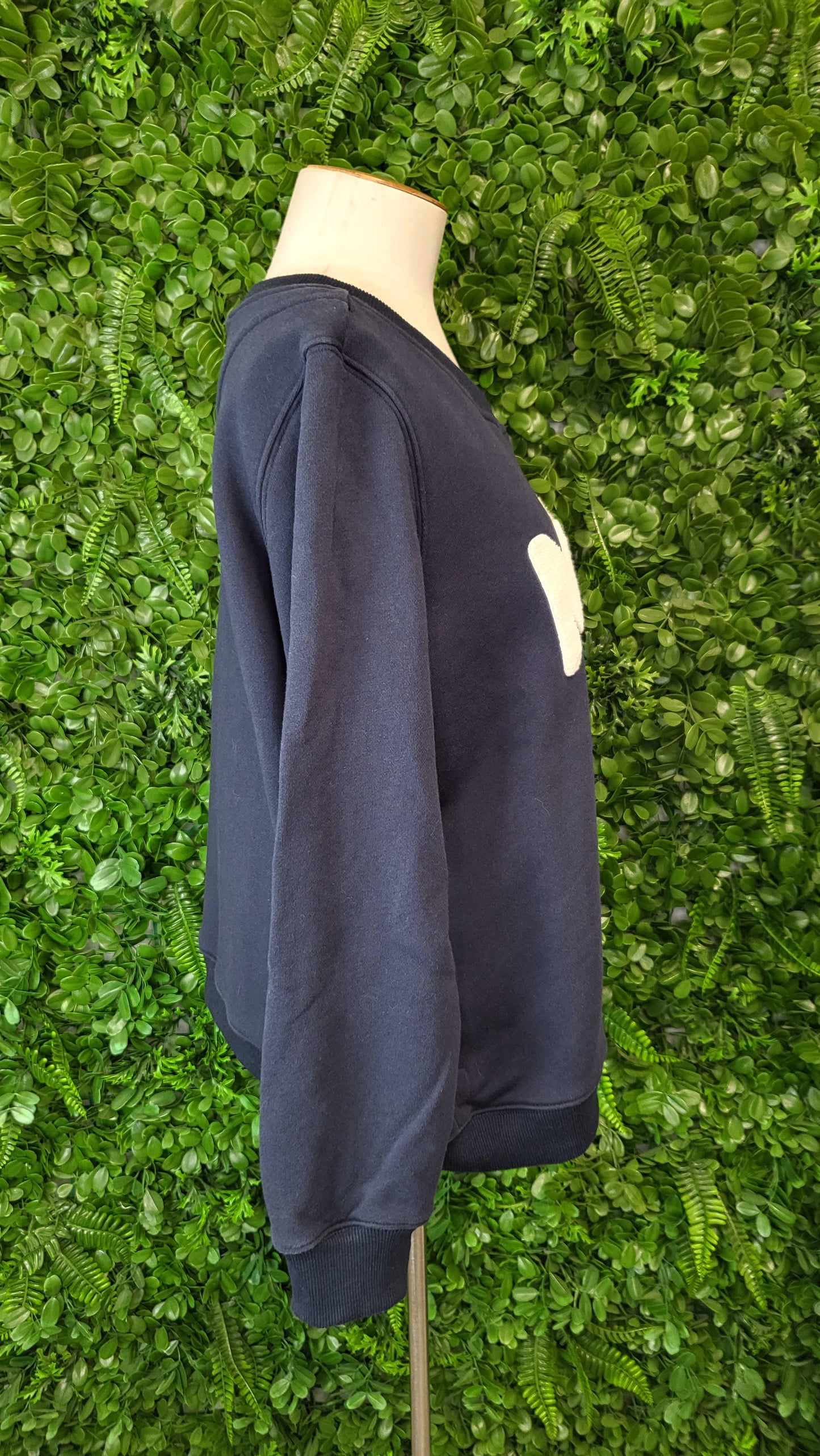 Moss Navy Logo Sweat Top (10)