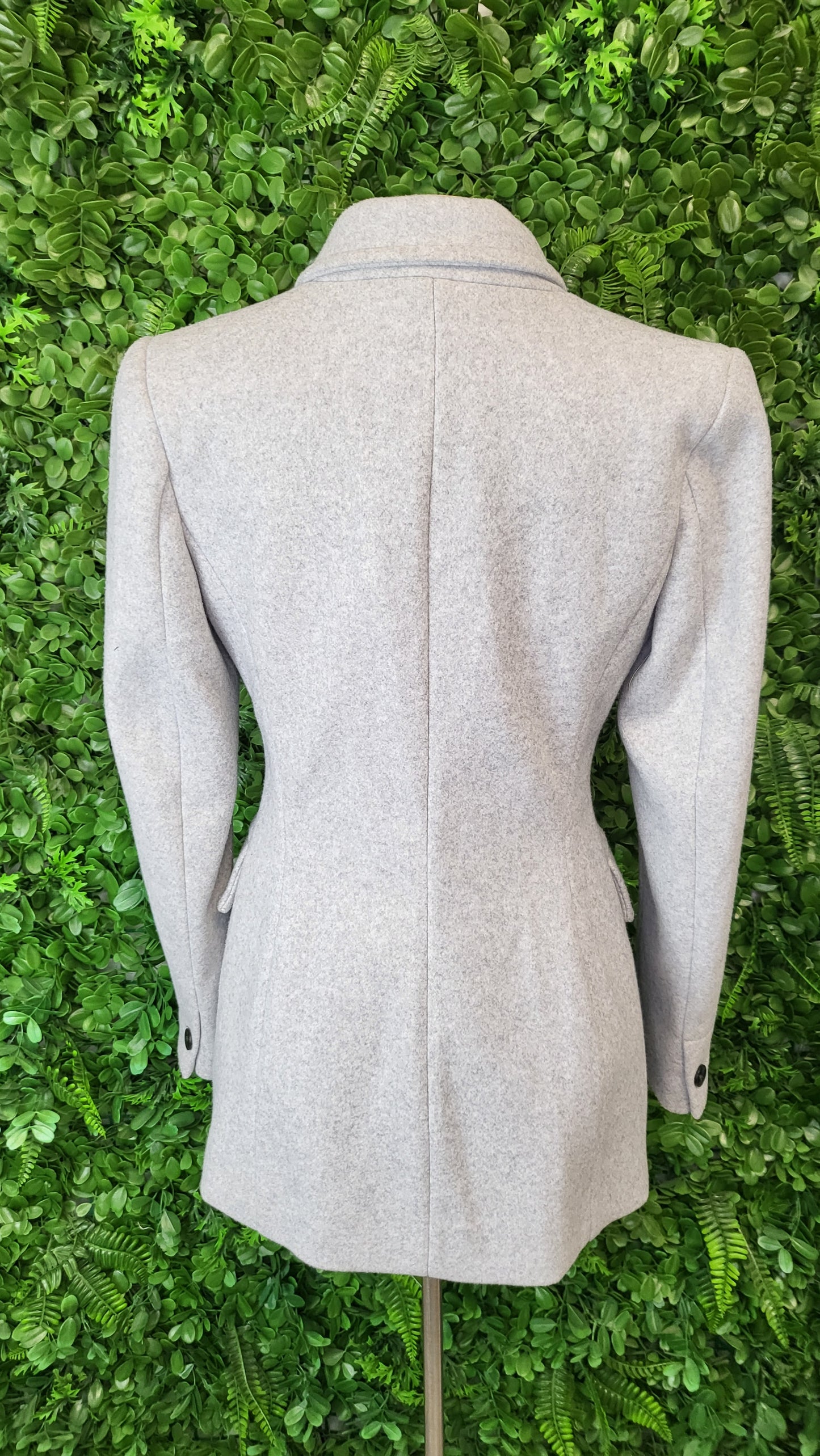 Zara Grey Peacoat (10)