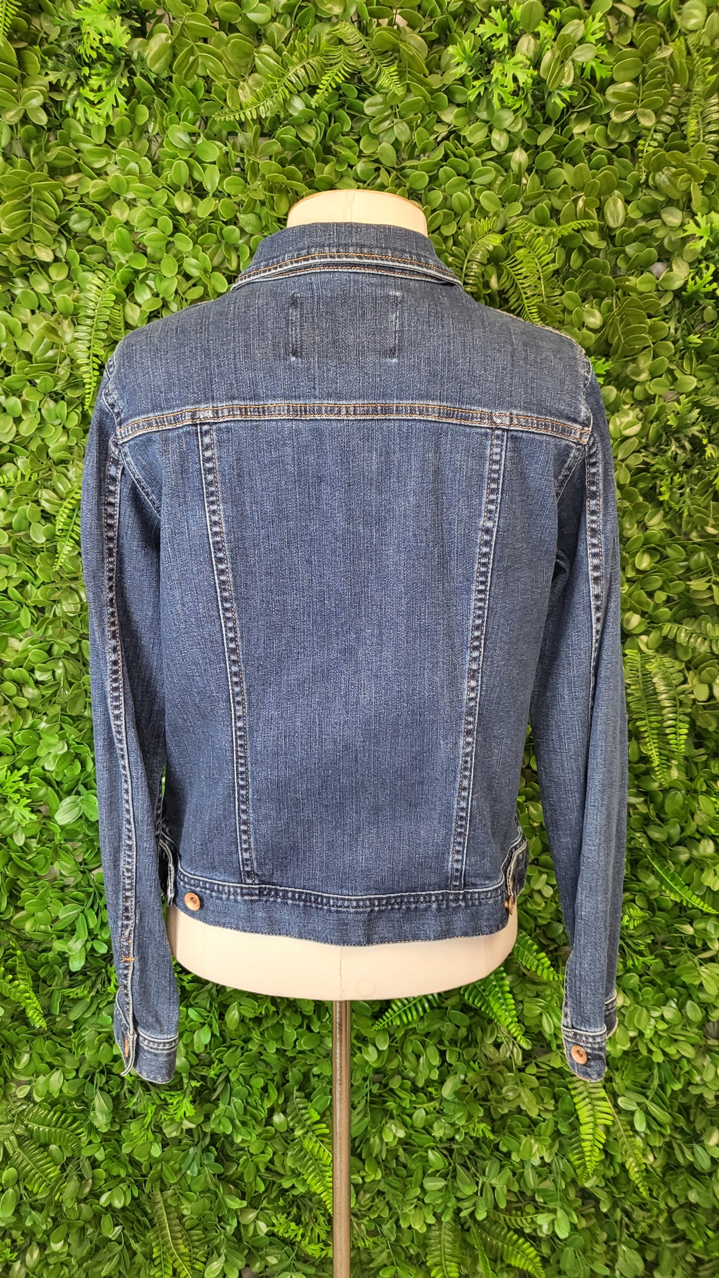 Land's End Ink Stretch Denim Jacket (10-12)