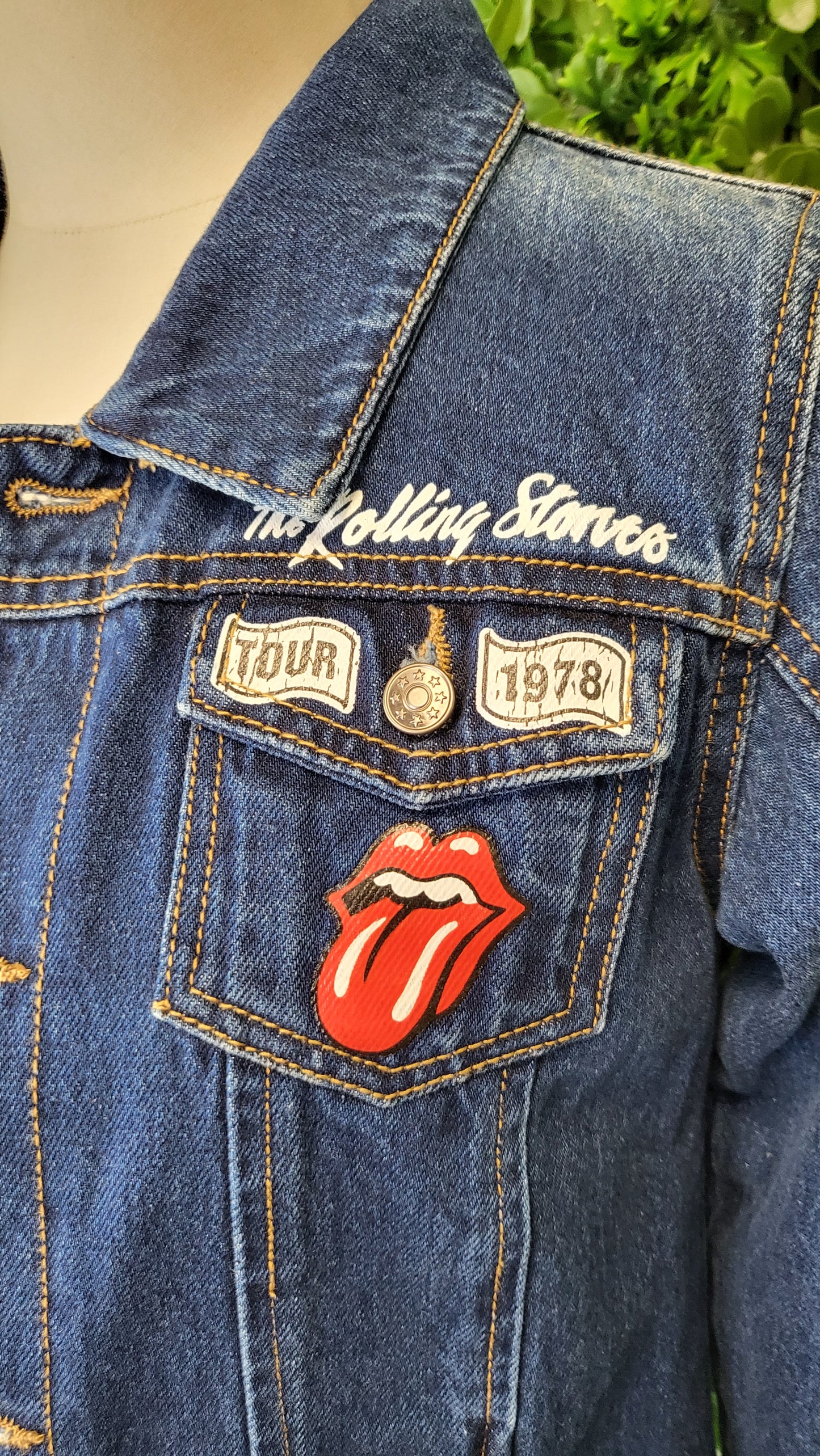 Rolling stones Ink Denim Jacket (8-10)