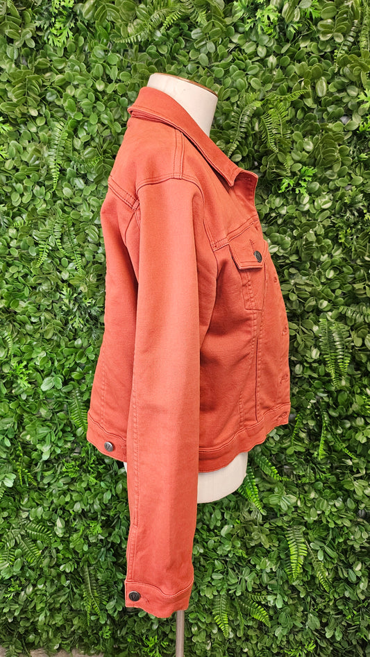 Vassalli Rust Stretch Denim Jacket (12)