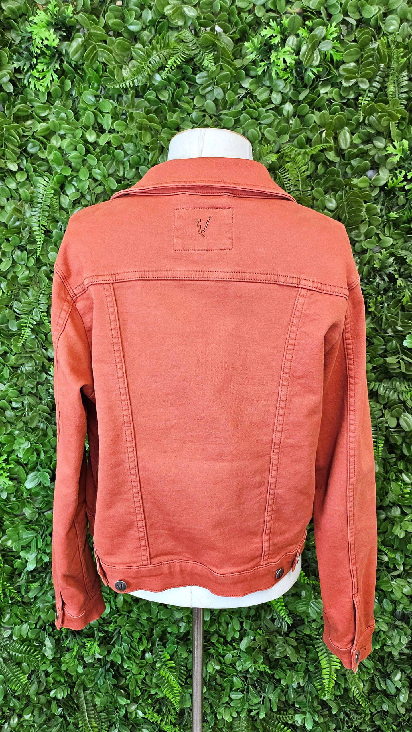 Vassalli Rust Stretch Denim Jacket (12)