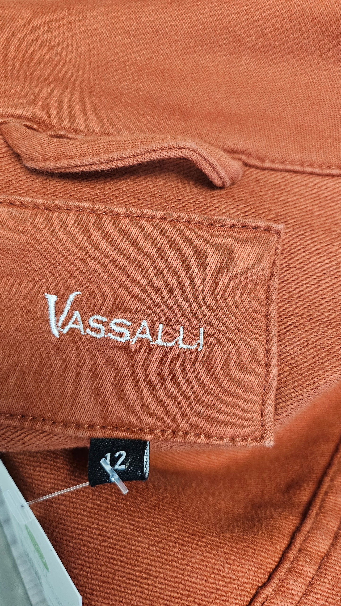 Vassalli Rust Stretch Denim Jacket (12)