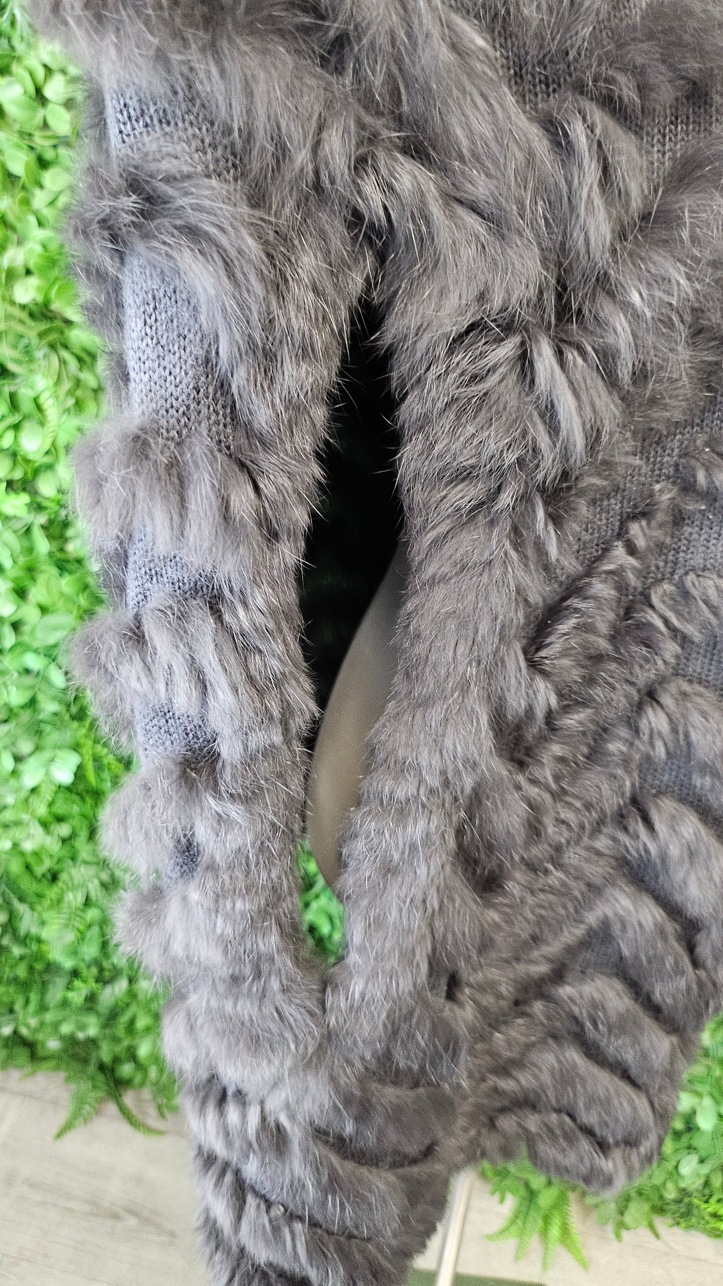Random Grey Rabbit Cape (12-16)