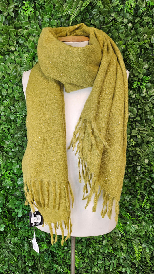 Frontier Pistachio Lurex Scarf BNWT