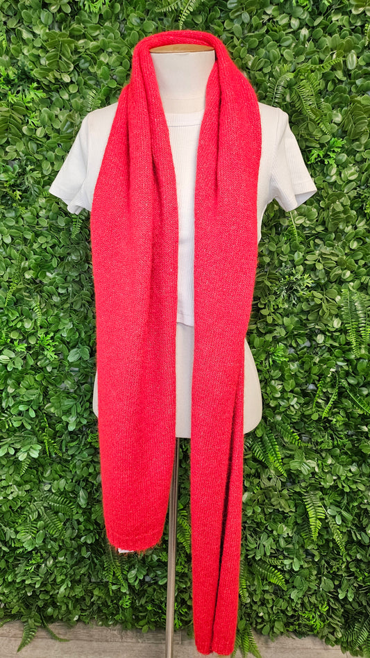 Reitmans Orange/Red Knit Scarf