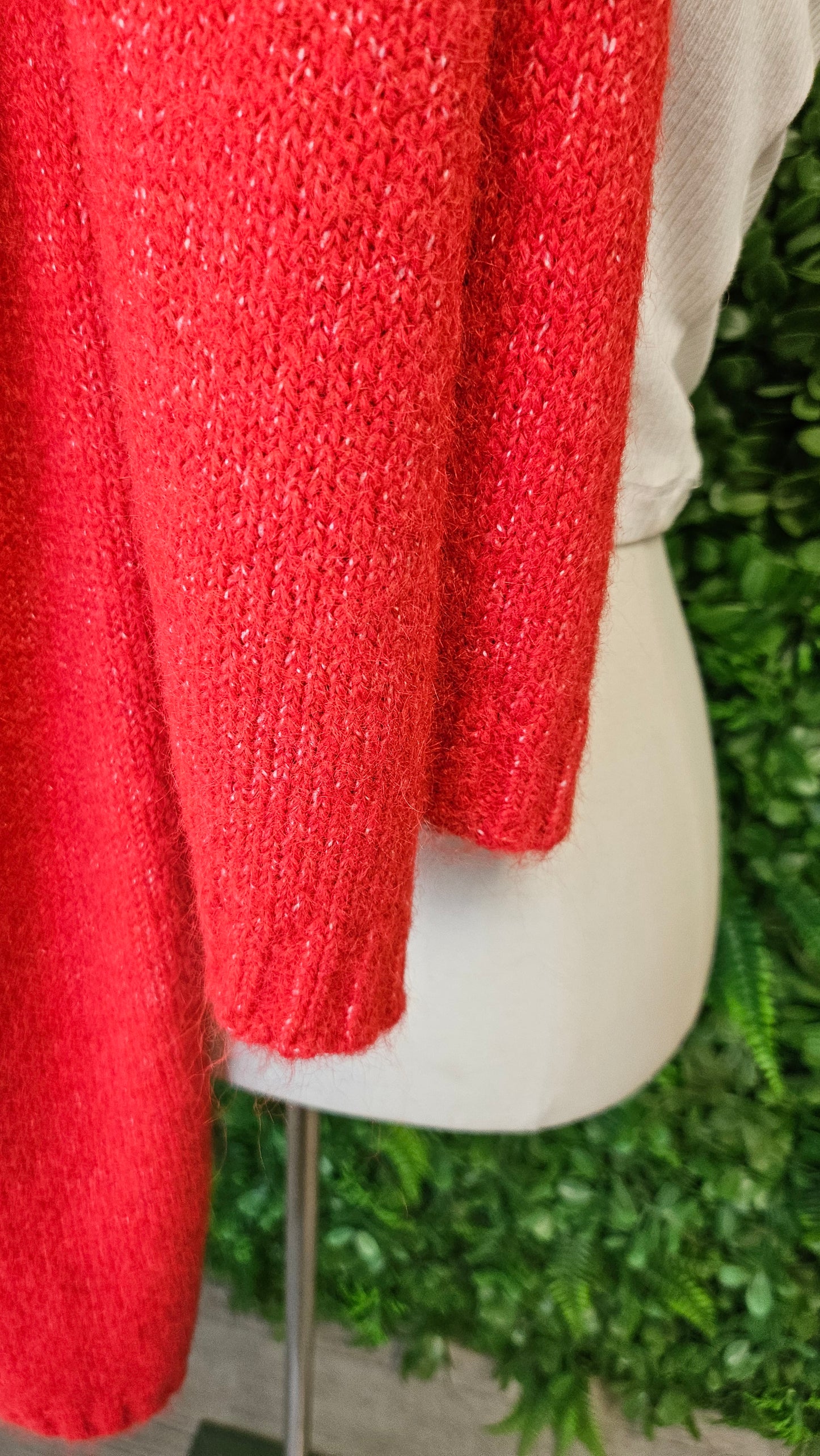 Reitmans Orange/Red Knit Scarf