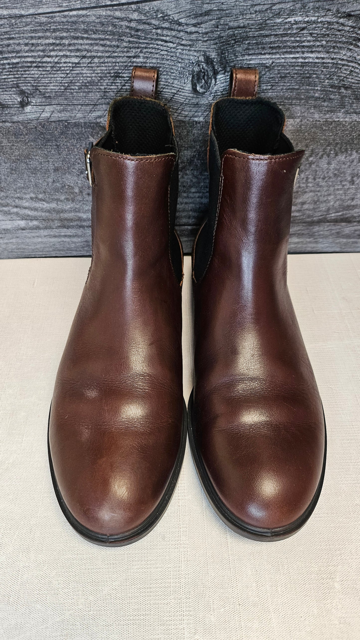 Ecco Brown Dodger Leather Boot (39)