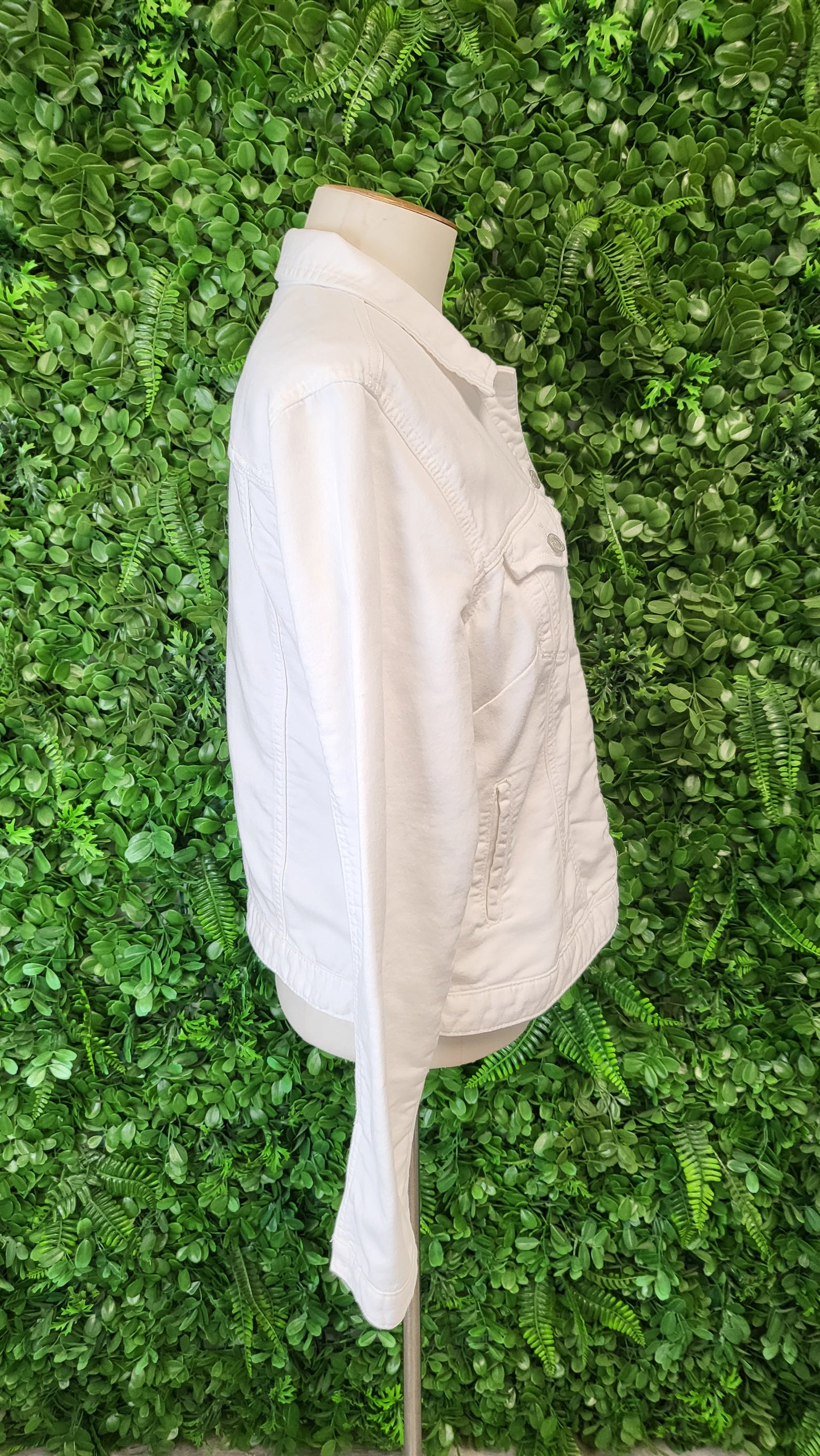 Papaya White Stretch Denim Jacket (12)