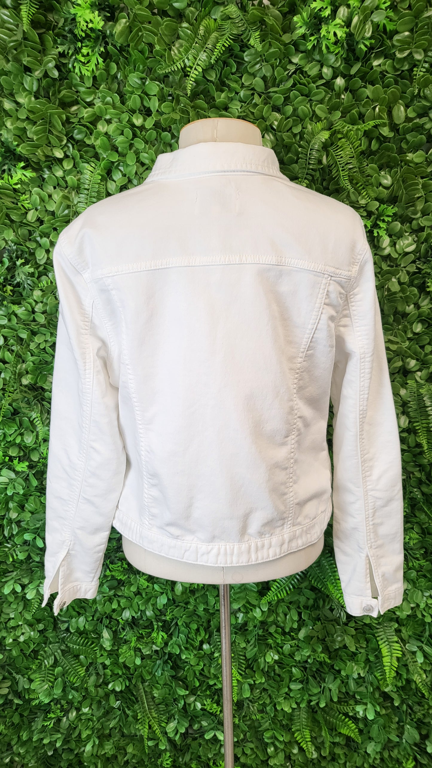 Papaya White Stretch Denim Jacket (12)