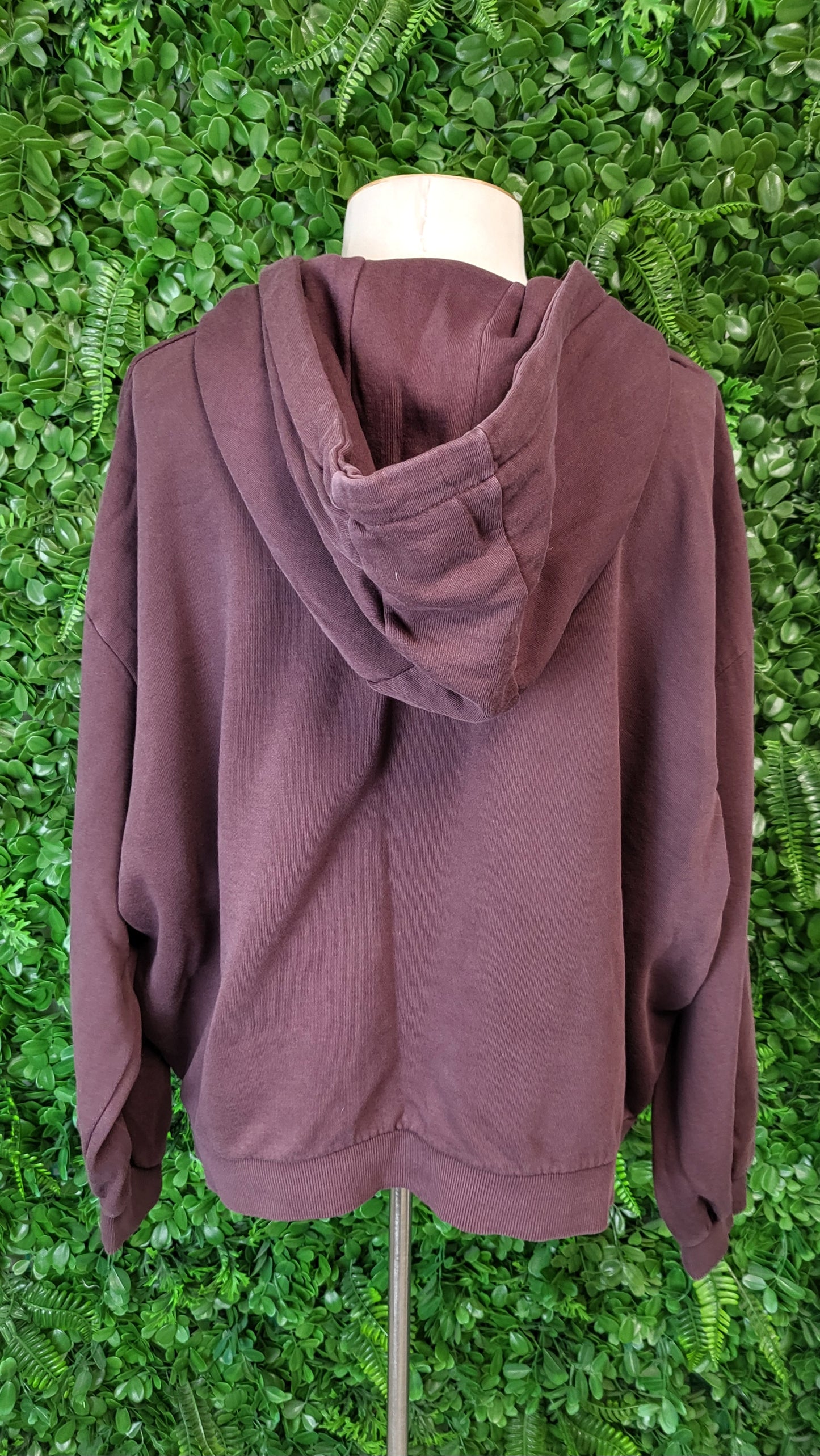 Elementary Brown Zip Up Hoodie (14-16)