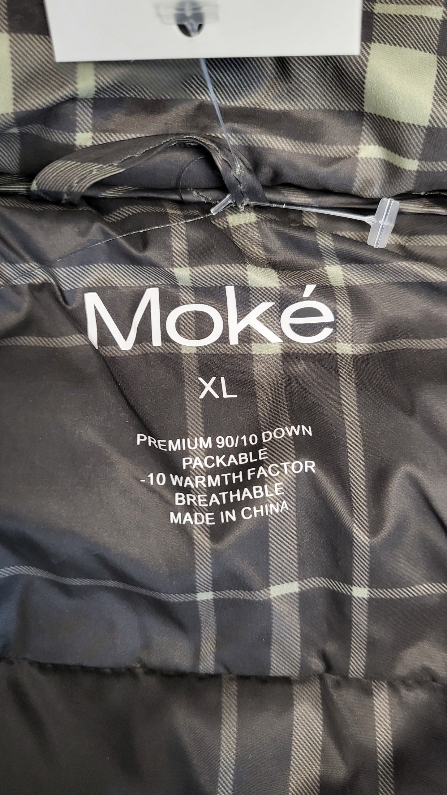 Moke Check Down Puffer (12-14)