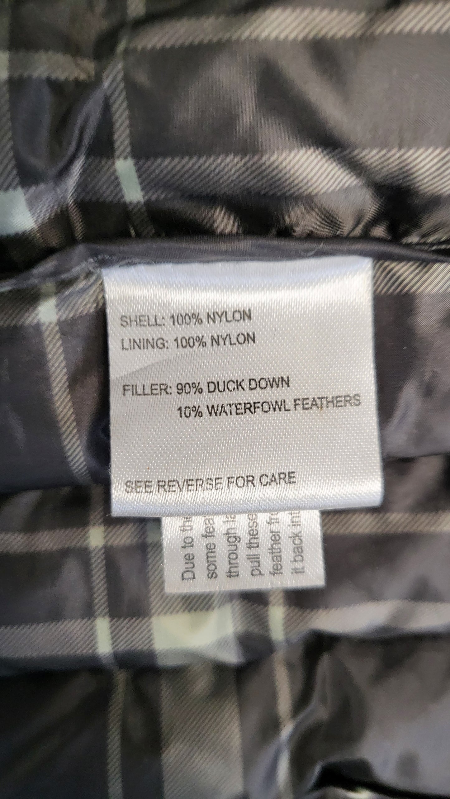 Moke Check Down Puffer (12-14)