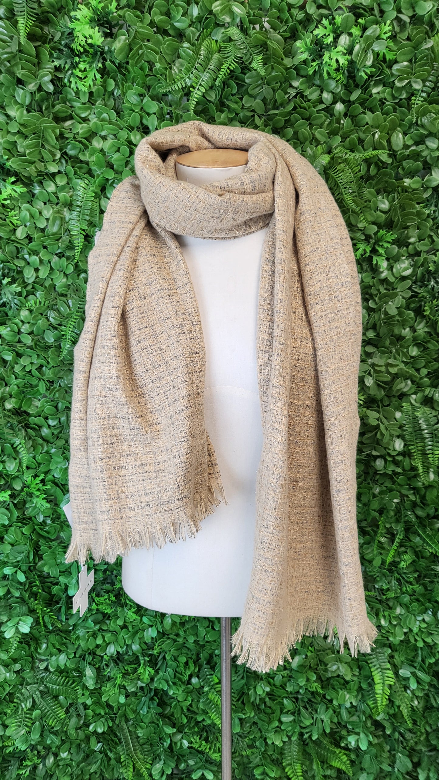 Stella+Gemma Gold Fleck Scarf BNWT