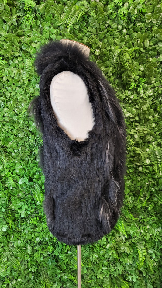 Unknown Black Rabbit Fur Vest (12)