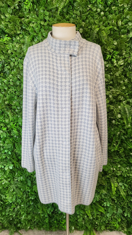 Unknown Check Knit Jacket (10-12)