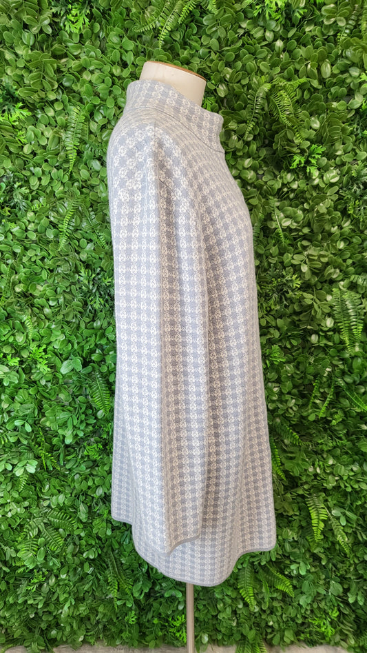 Unknown Check Knit Jacket (10-12)